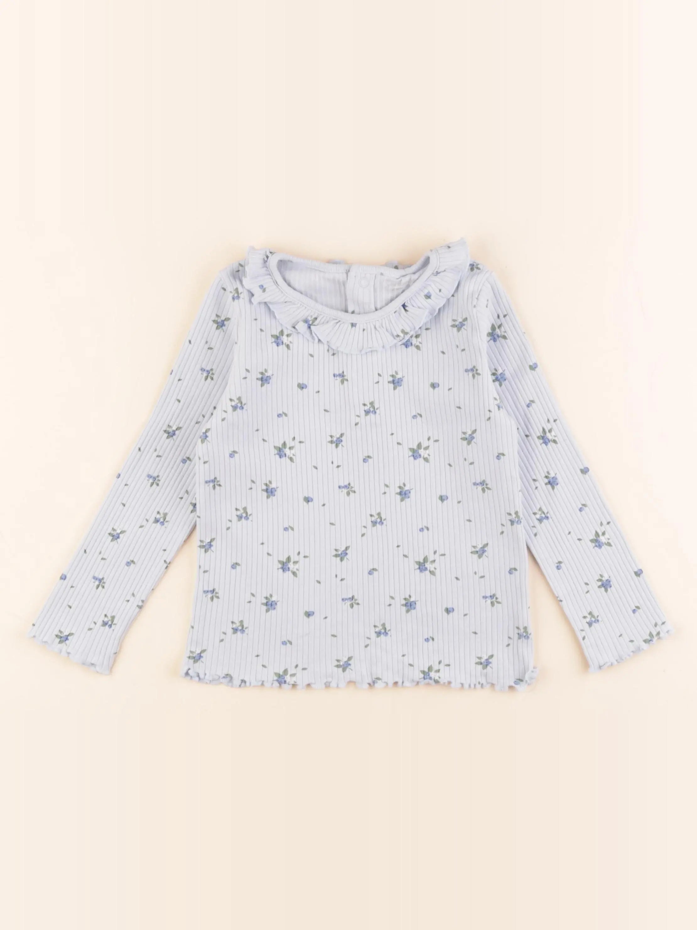 Vertbaudet - tee-shirt bleu - 2 ans