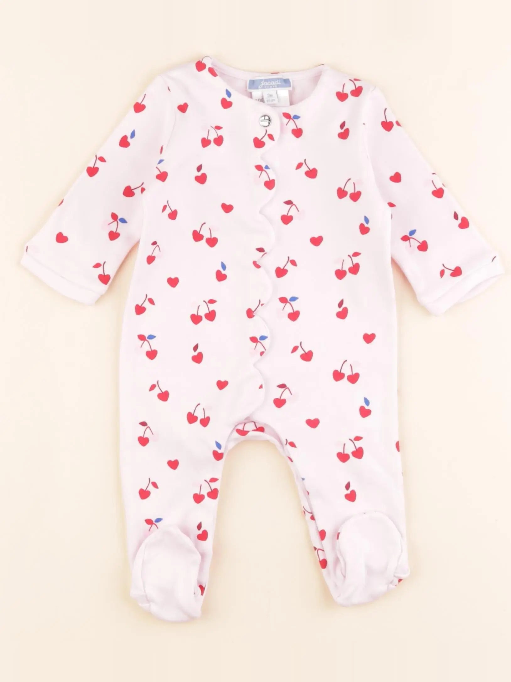 Jacadi - pyjama coton rose - 3 mois