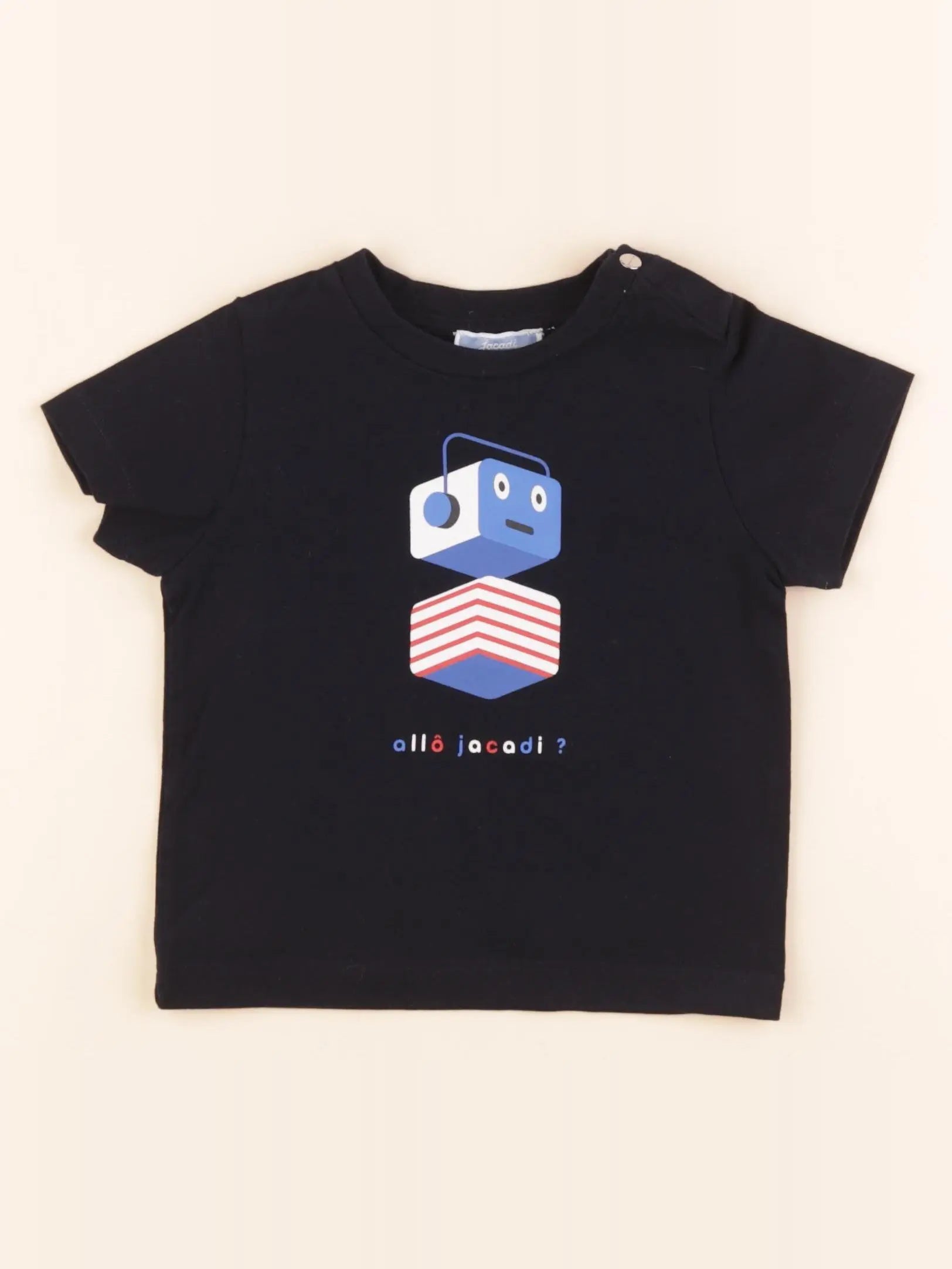 Jacadi - tee-shirt bleu - 18 mois