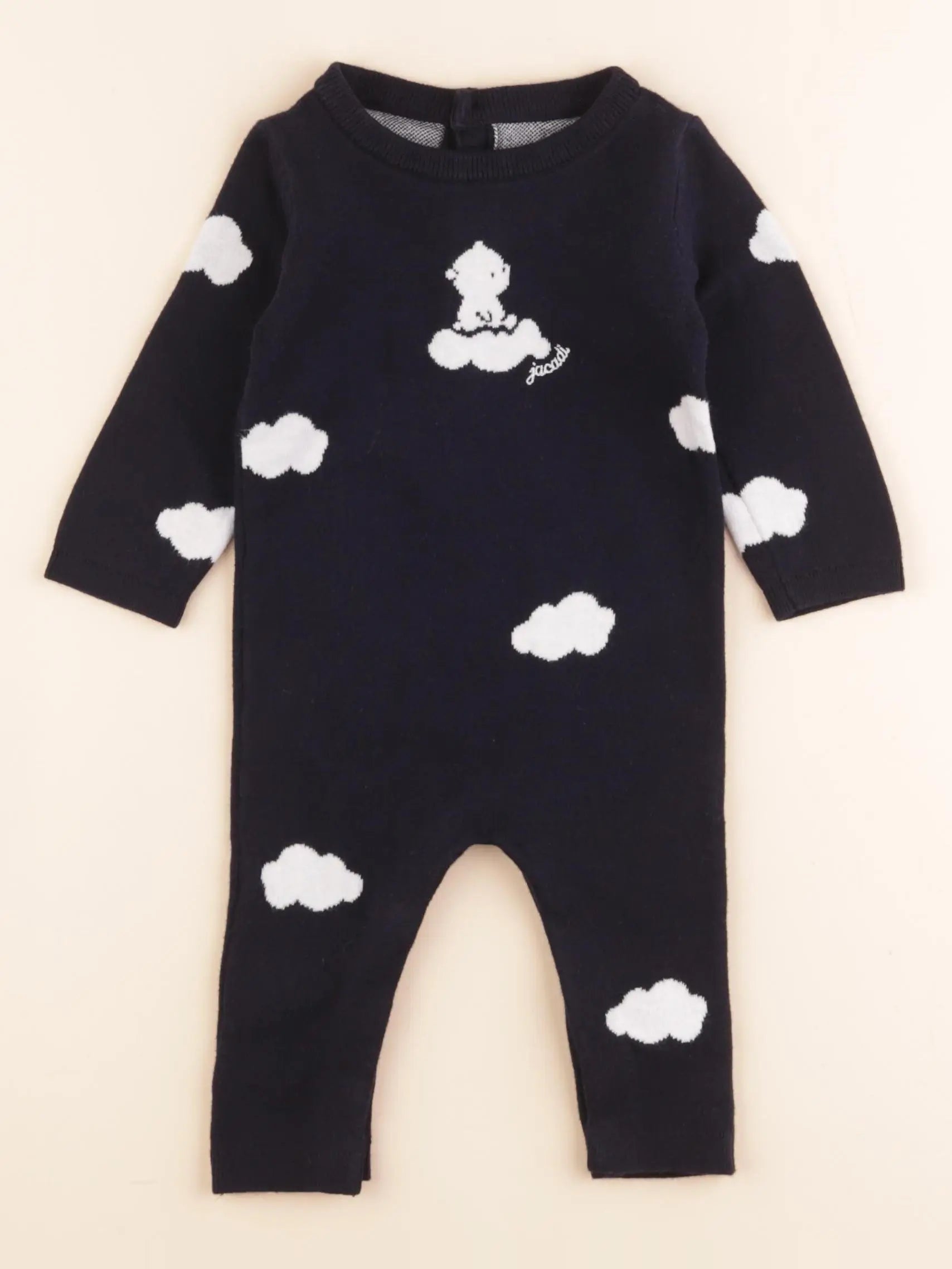 Jacadi - combinaison bleu - 6 mois