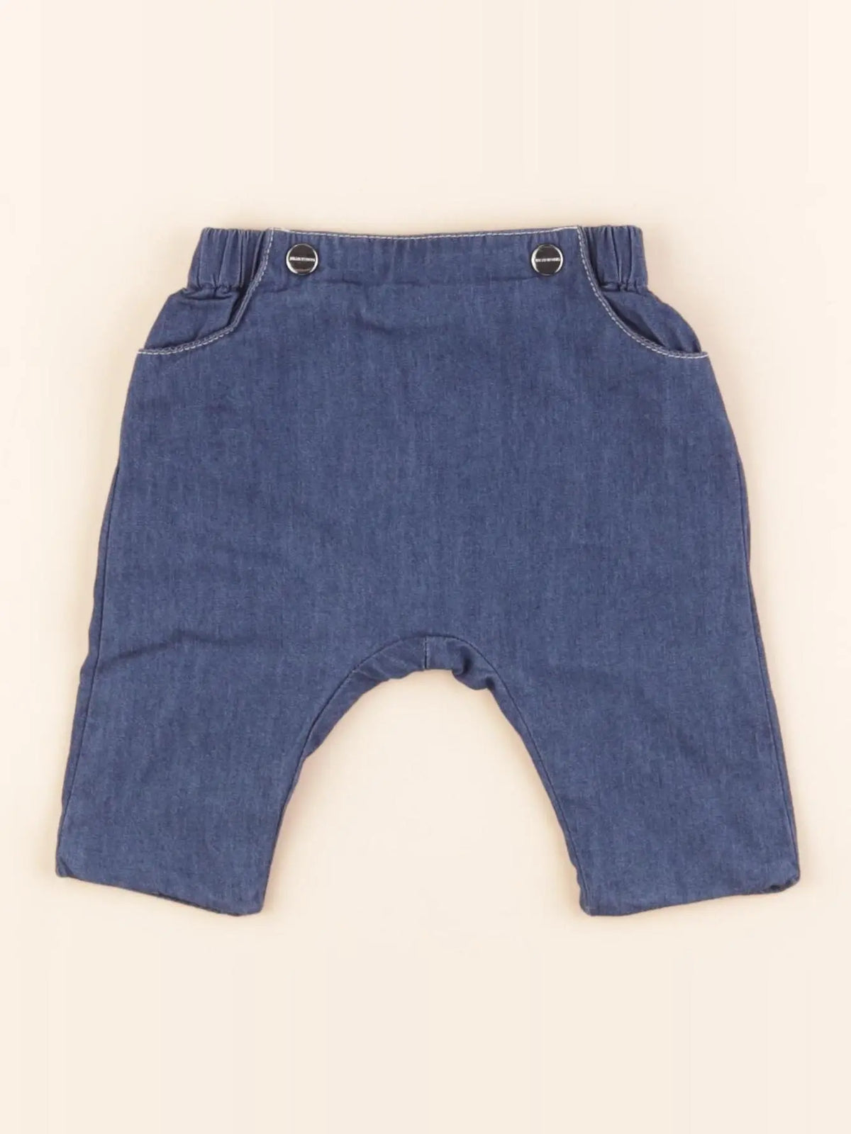 Jacadi - sarouel bleu - 3 mois