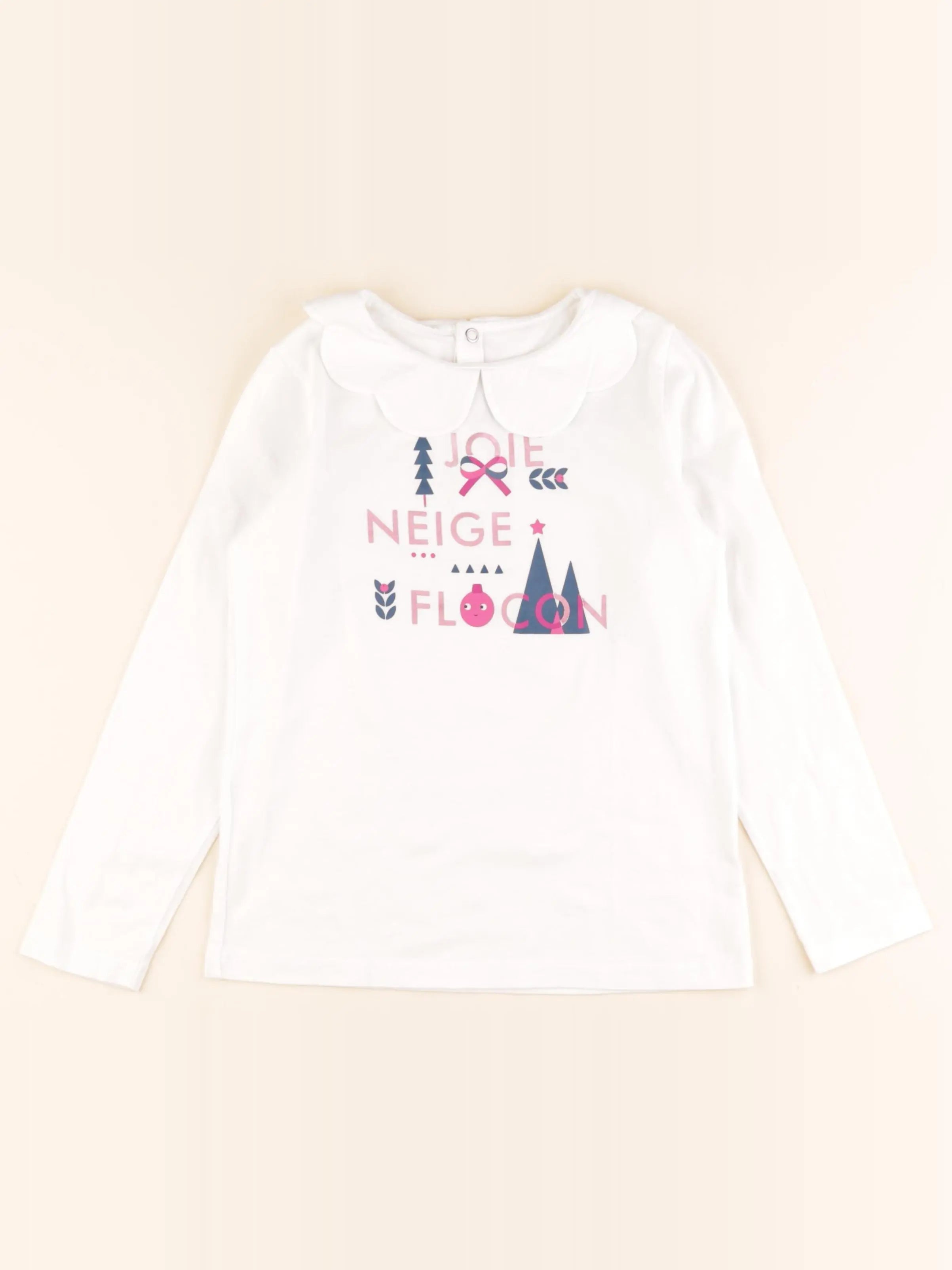 Jacadi - tee-shirt blanc - 8 ans