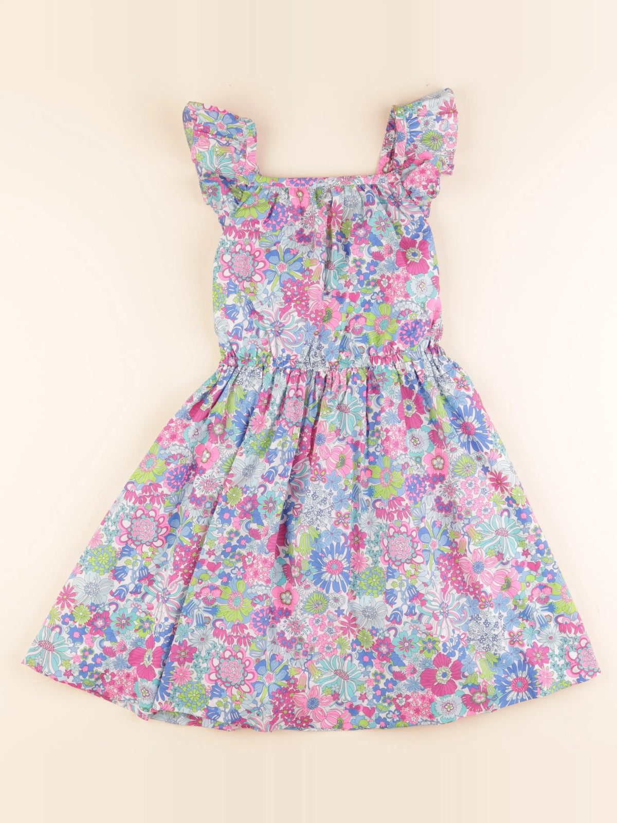 Jacadi - robe liberty multicolore - 10 ans