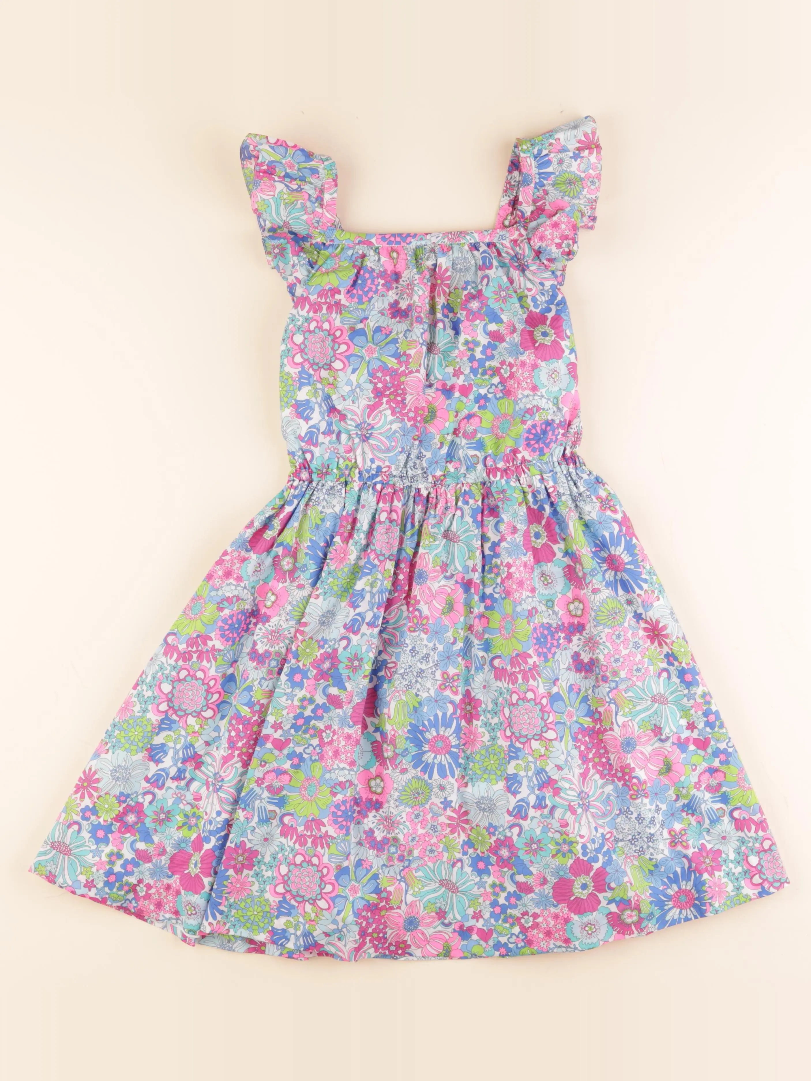 Jacadi - robe liberty multicolore - 10 ans