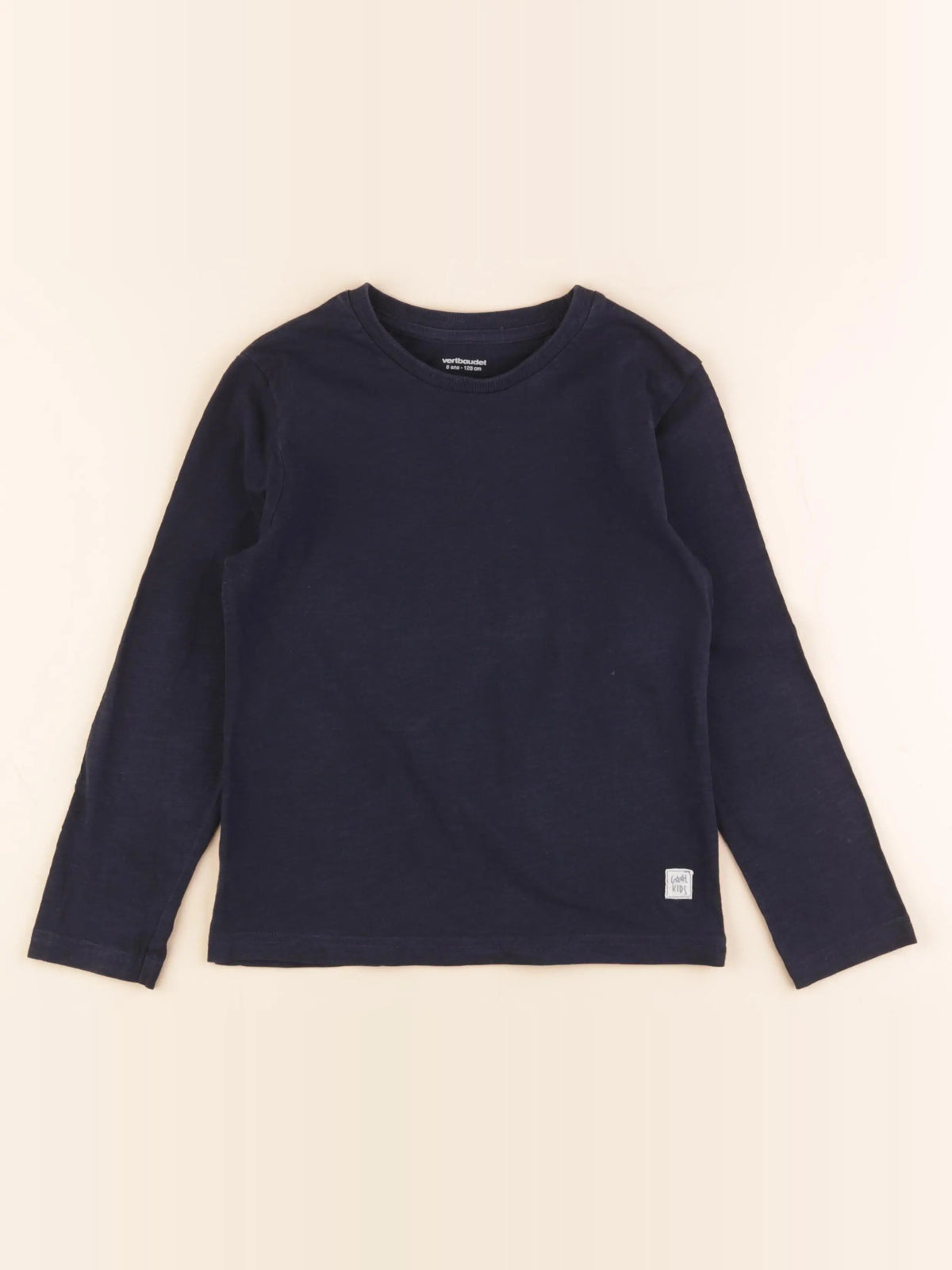 Vertbaudet - tee-shirt bleu - 8 ans