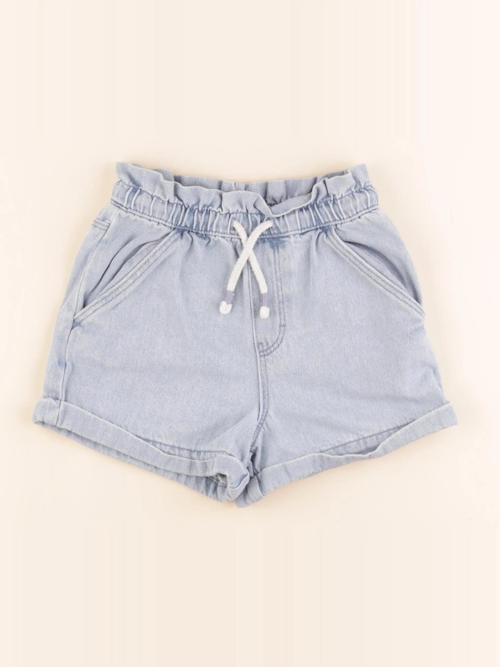 Monoprix - short bleu - 6 ans