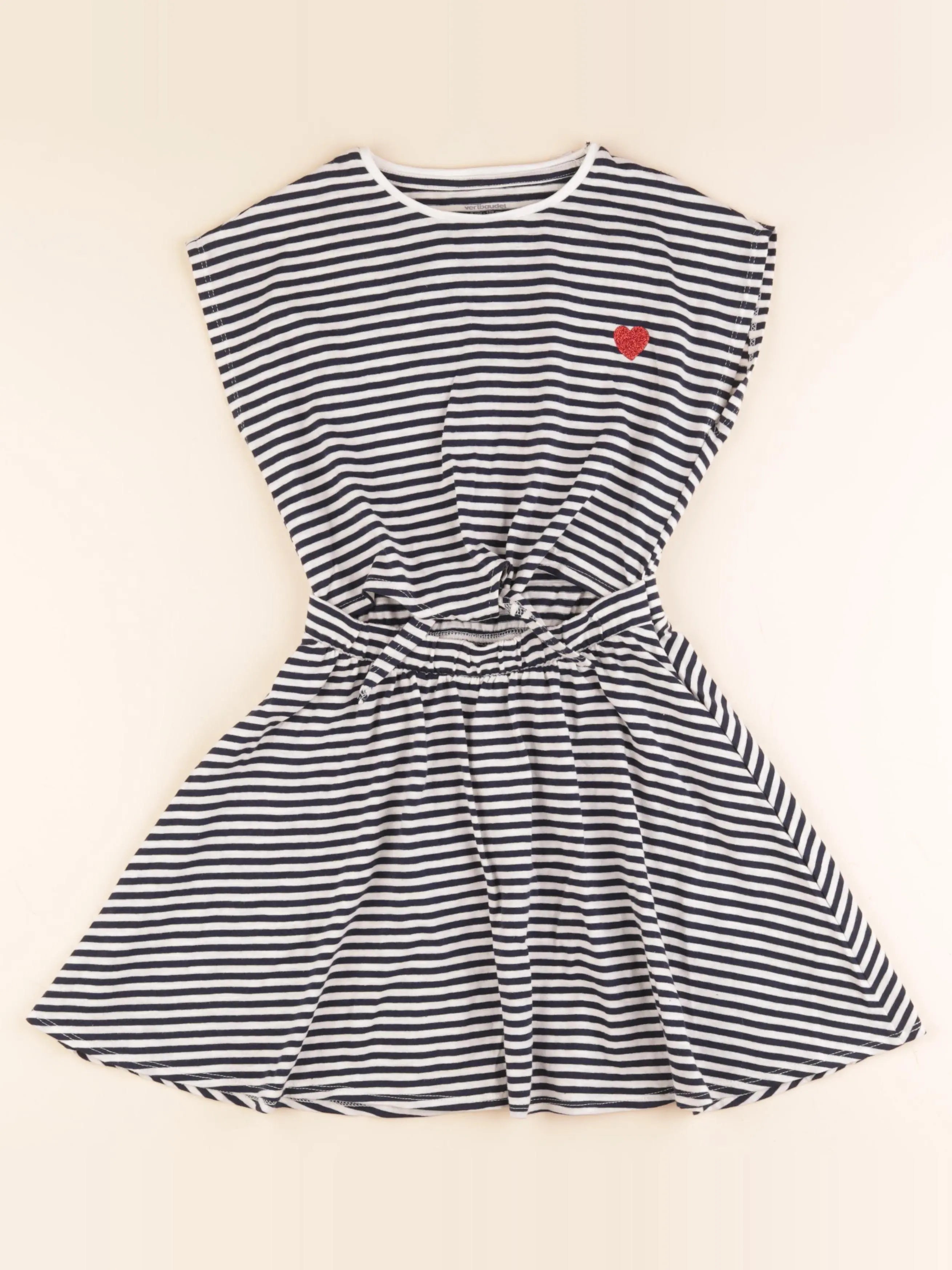 Vertbaudet - robe bleu - 8 ans