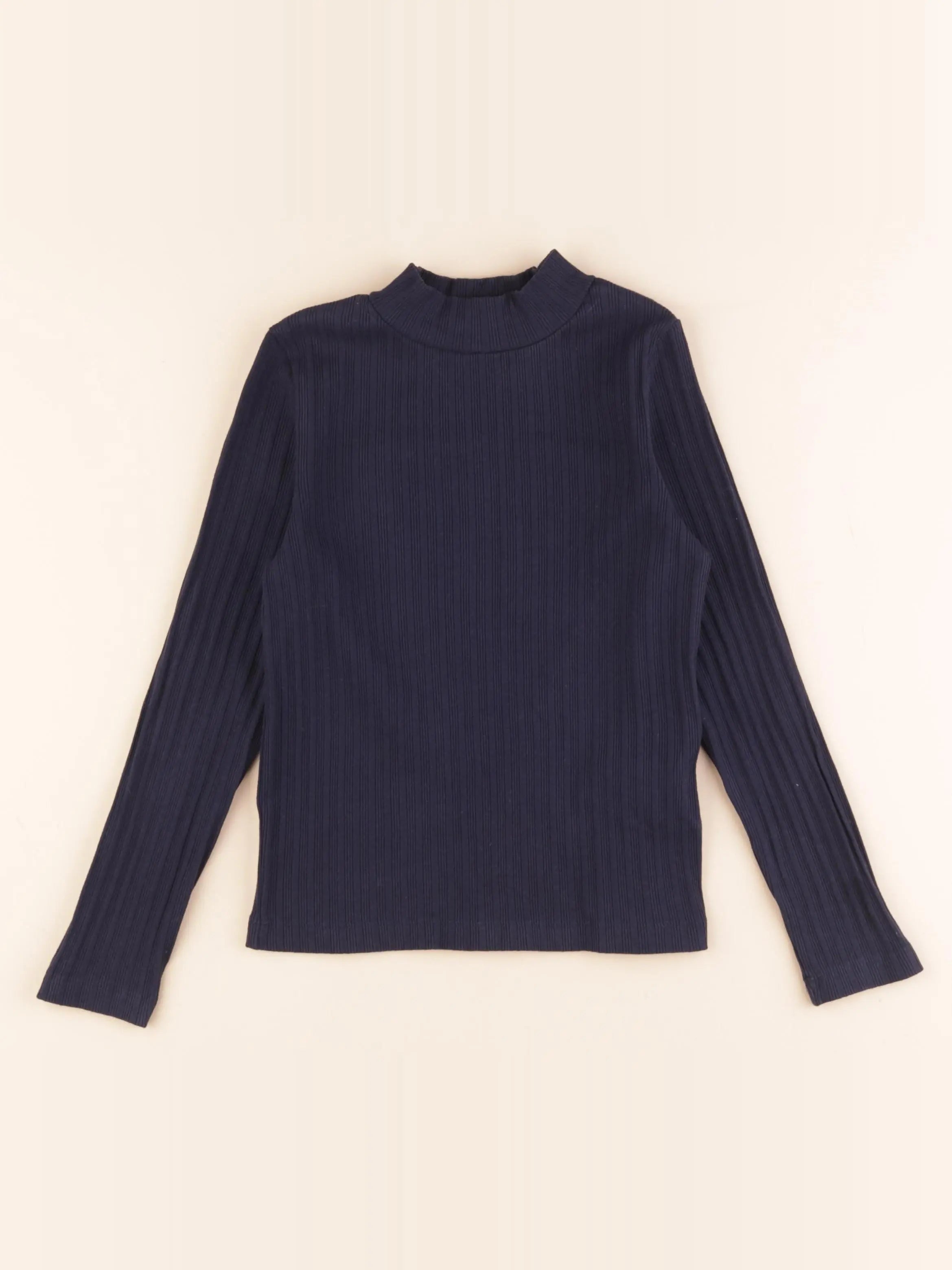 Monoprix - sous-pull bleu - 8 ans