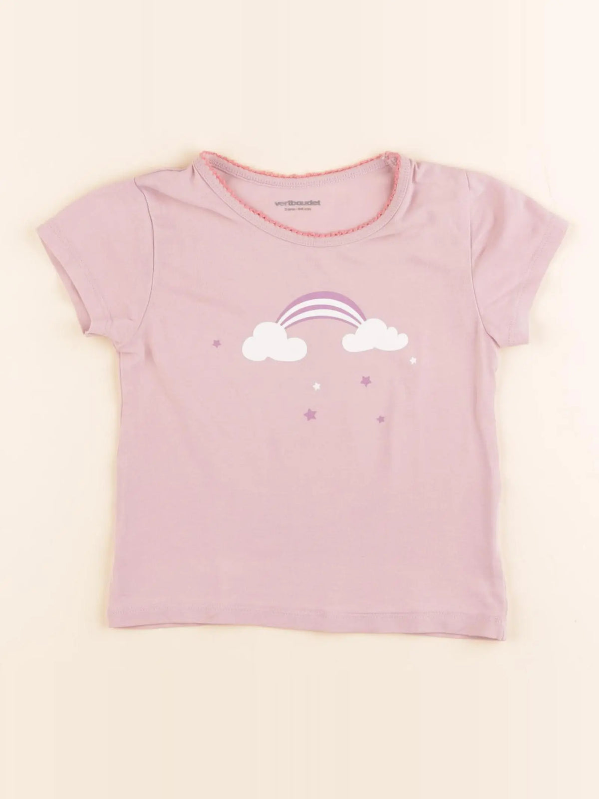 Vertbaudet - maillot de corps rose - 3 ans