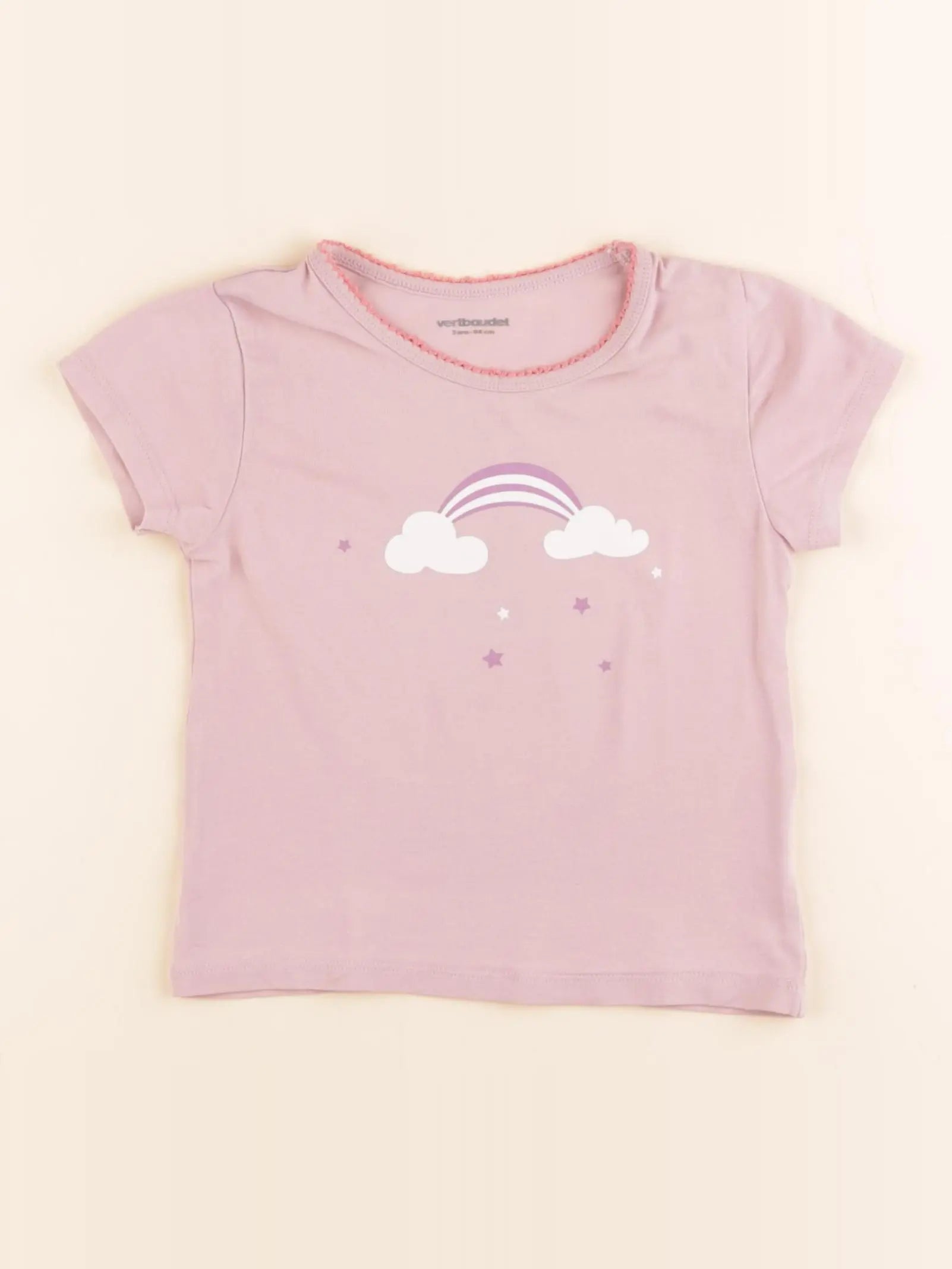 Vertbaudet - maillot de corps rose - 3 ans