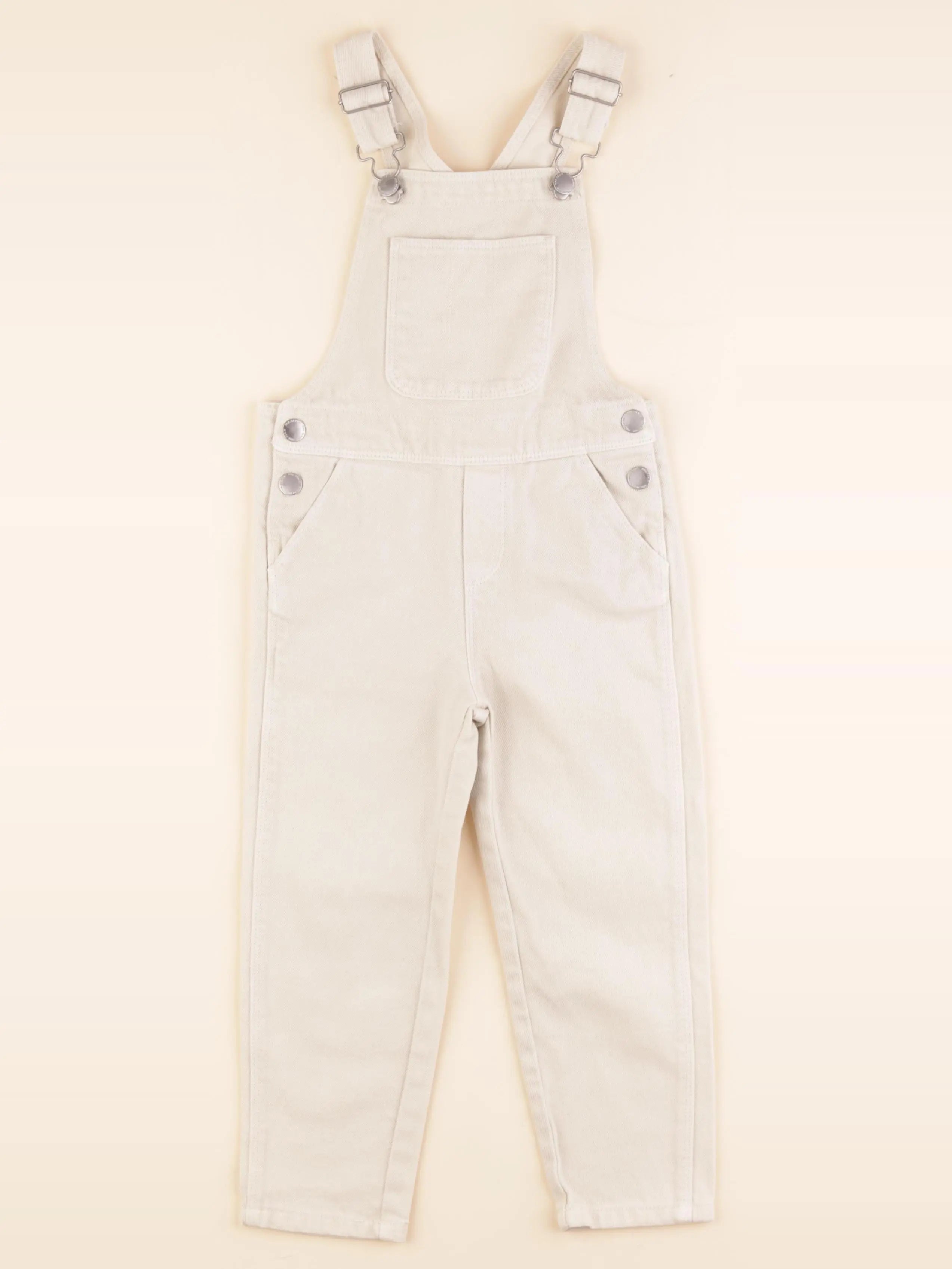Mango - salopette beige - 3/4 ans