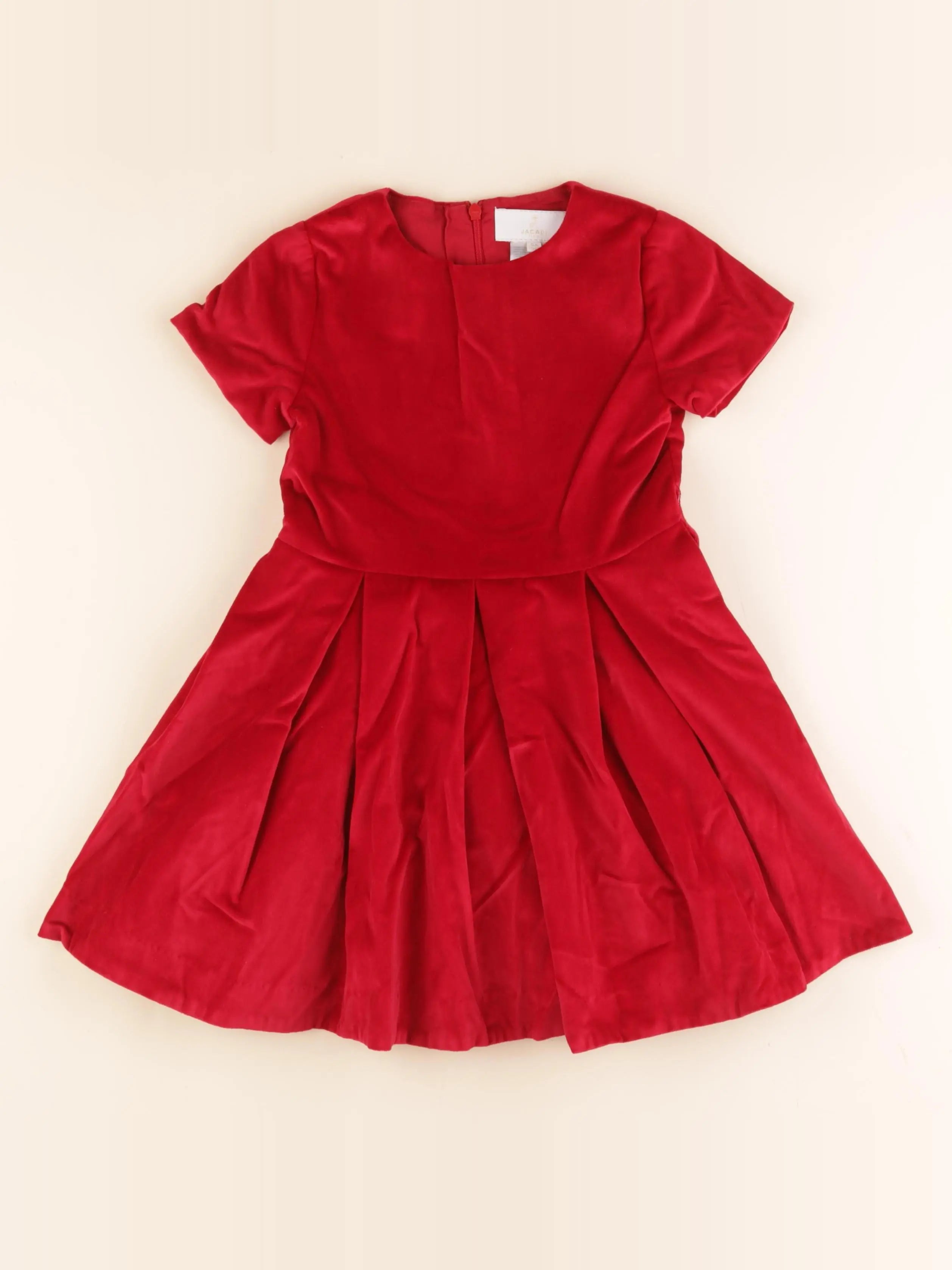 Jacadi - robe rouge - 5 ans