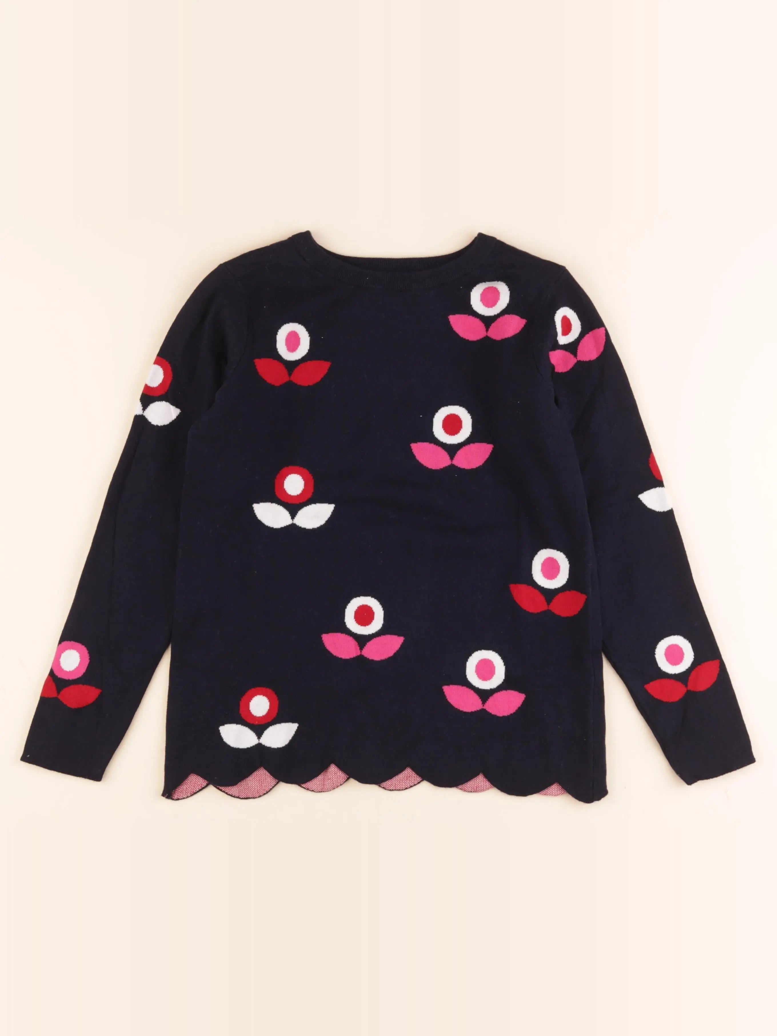 Jacadi - pull bleu - 10 ans