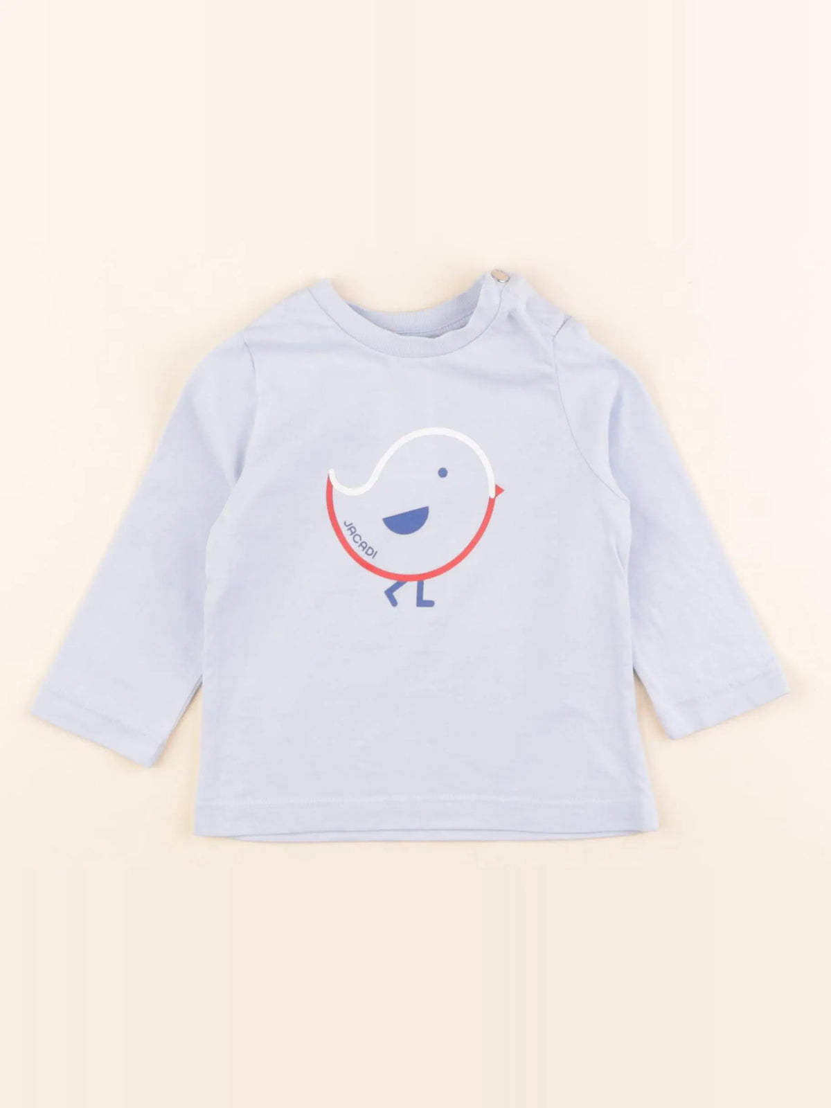 Jacadi - tee-shirt bleu - 12 mois