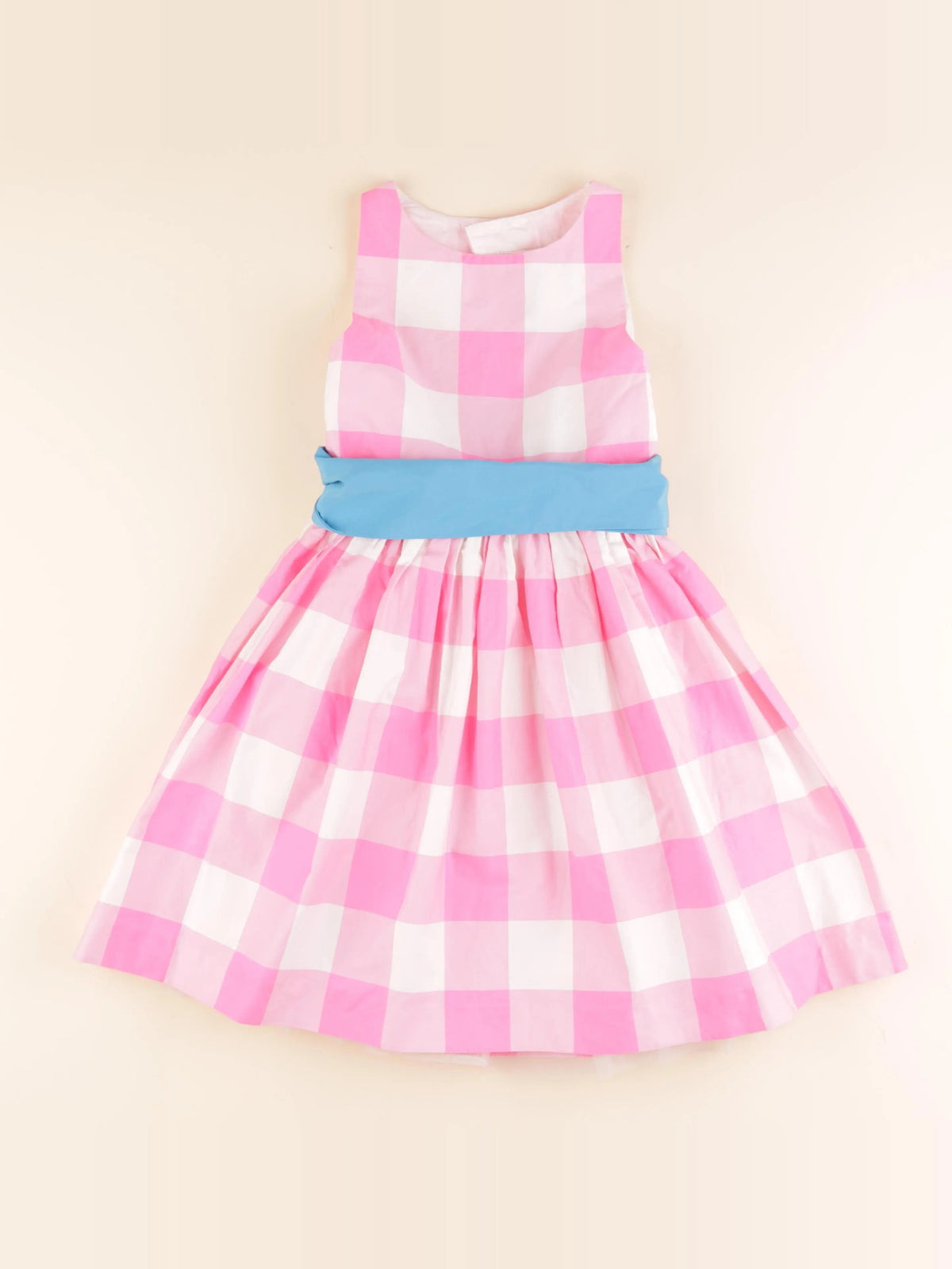 Jacadi - robe blanc, rose - 8 ans