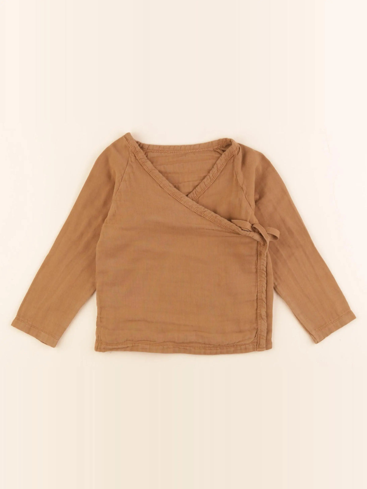 Poudre Organic - gilet marron - 9 mois
