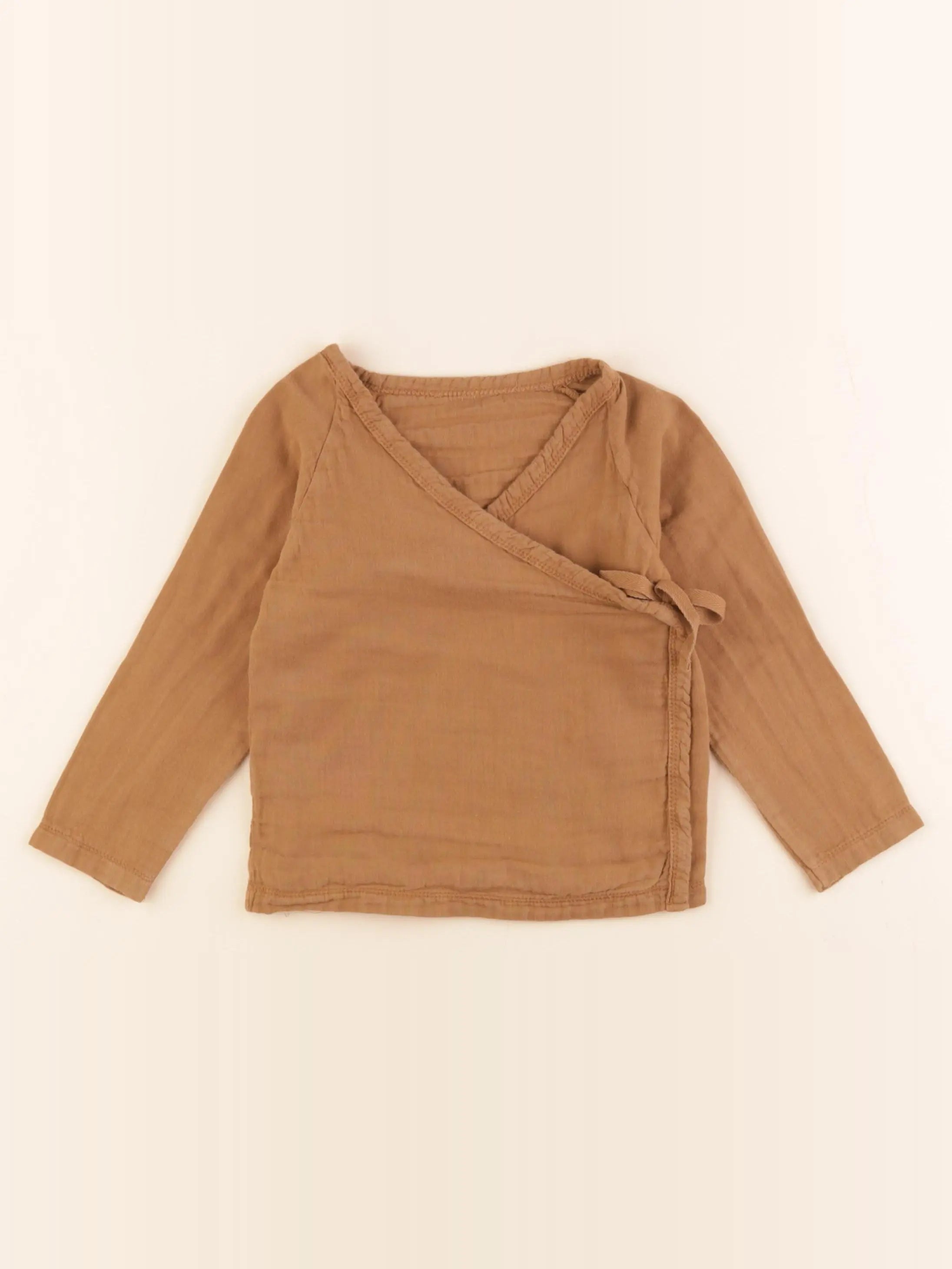 Poudre Organic - gilet marron - 9 mois