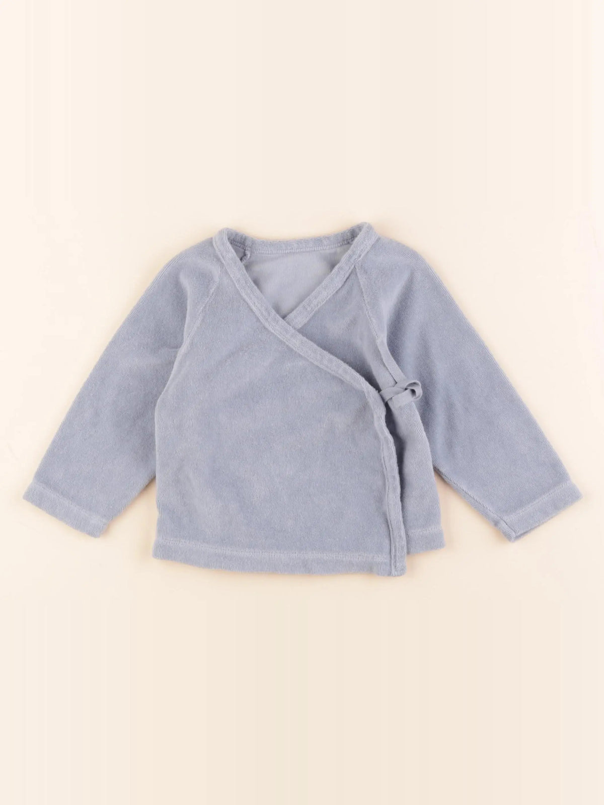 Poudre Organic - gilet bleu - 9 mois