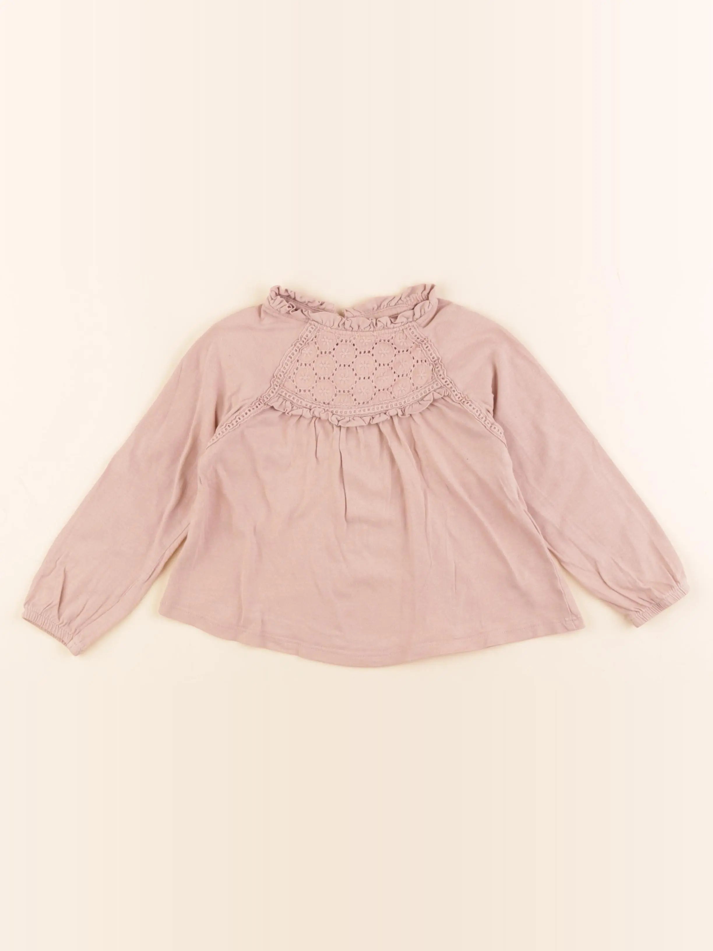 Vertbaudet - tee-shirt rose - 2 ans