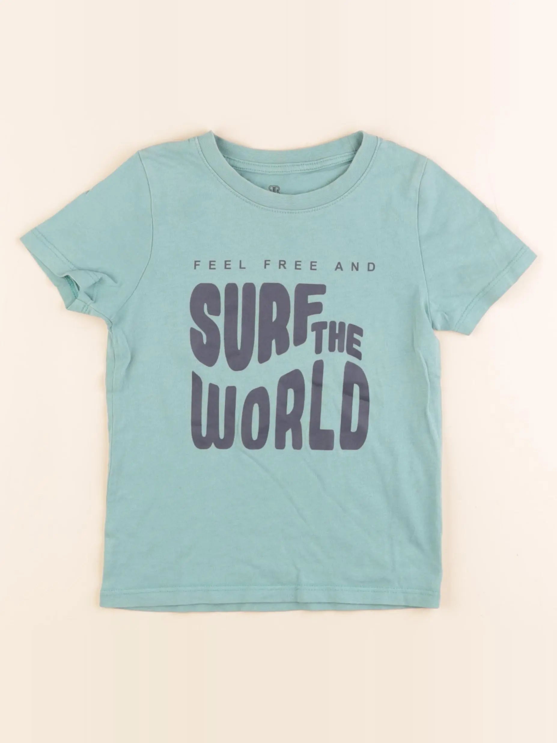 La Redoute - tee-shirt bleu - 4 ans