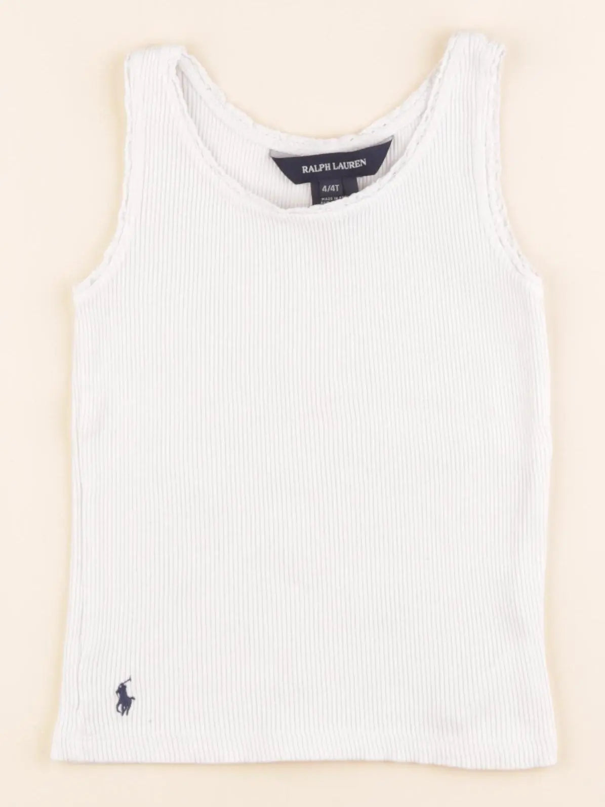 Ralph Lauren - débardeur blanc - 4 ans