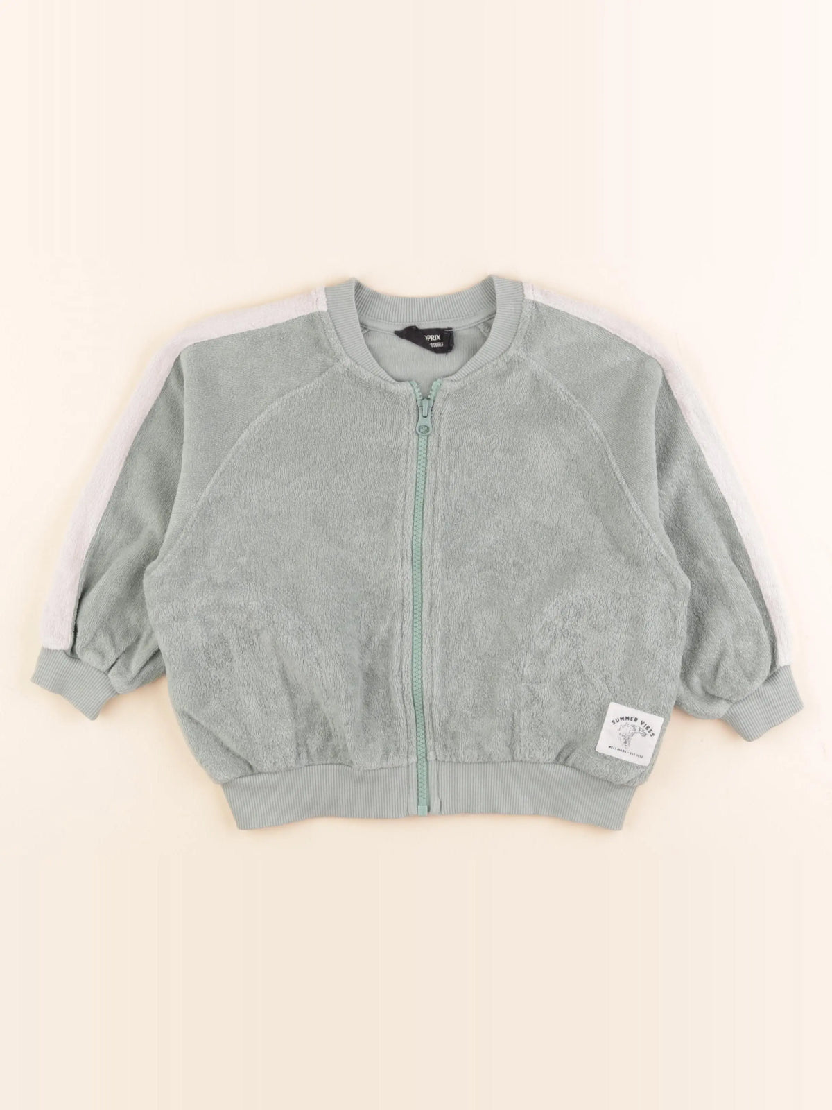 Monoprix - gilet vert - 3 ans