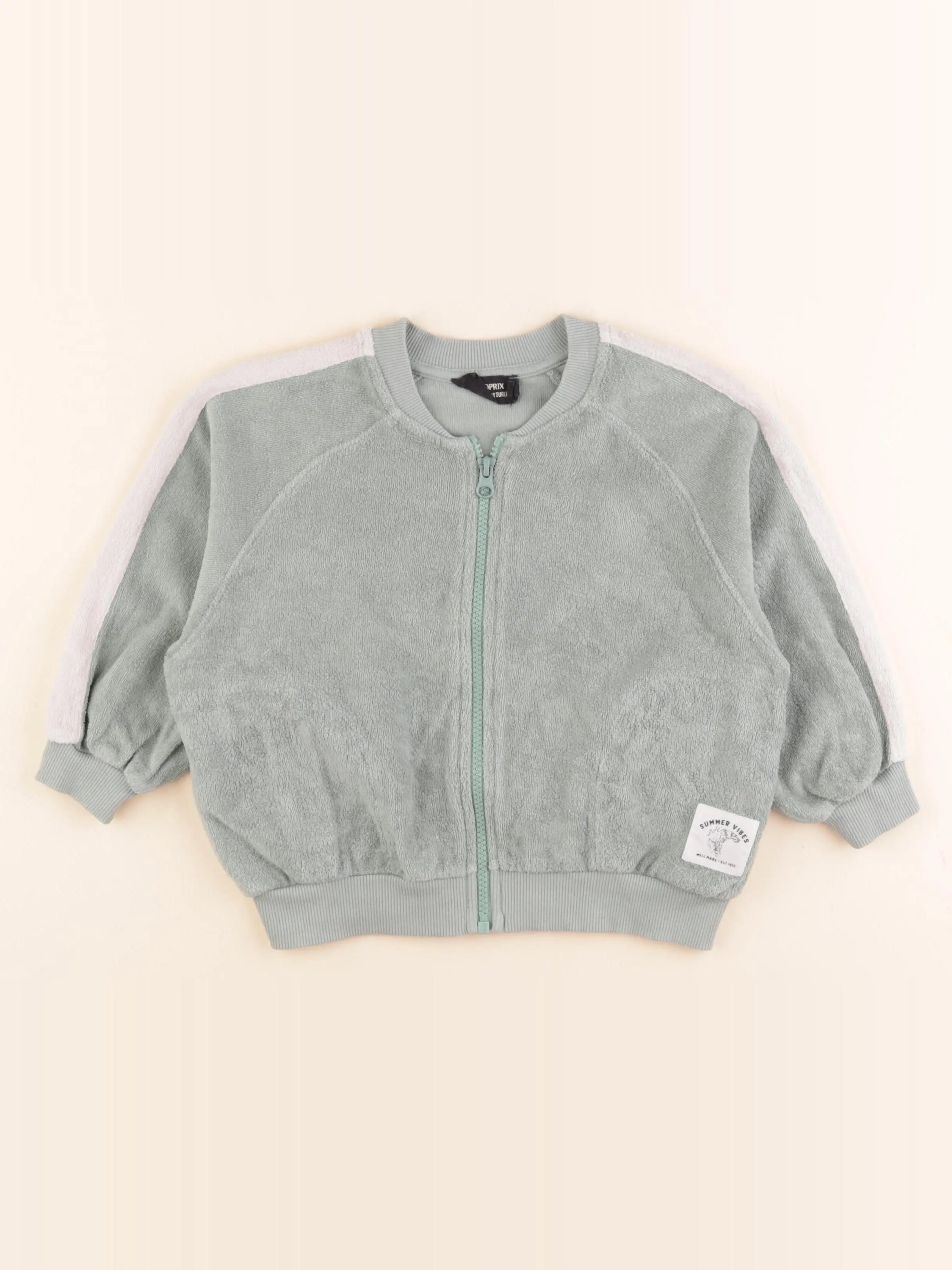 Monoprix - gilet vert - 3 ans