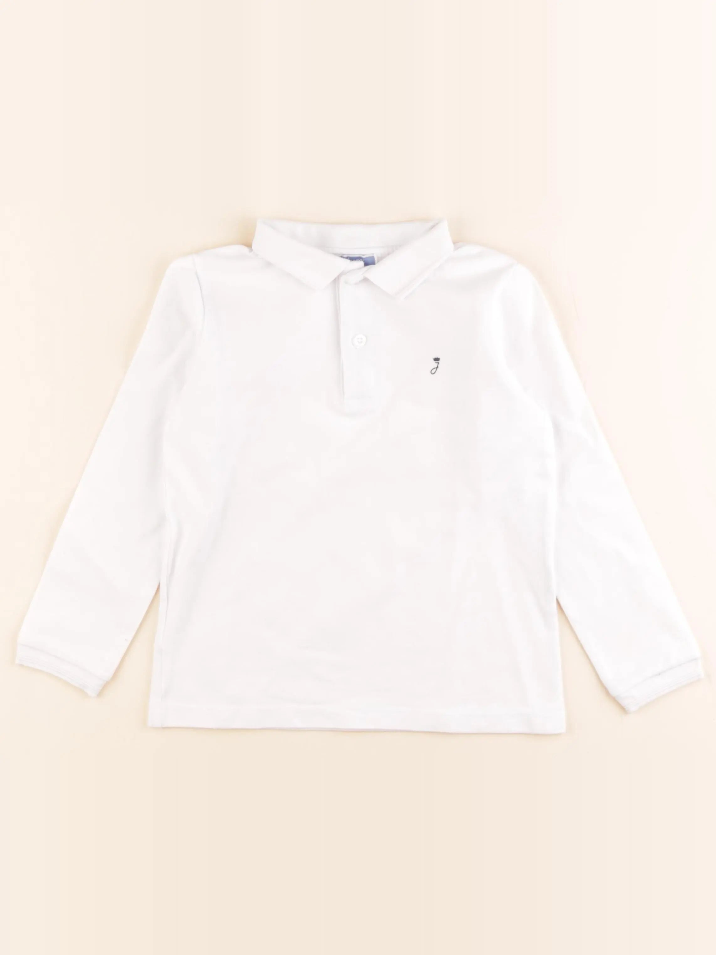 Jacadi - polo blanc - 6 ans