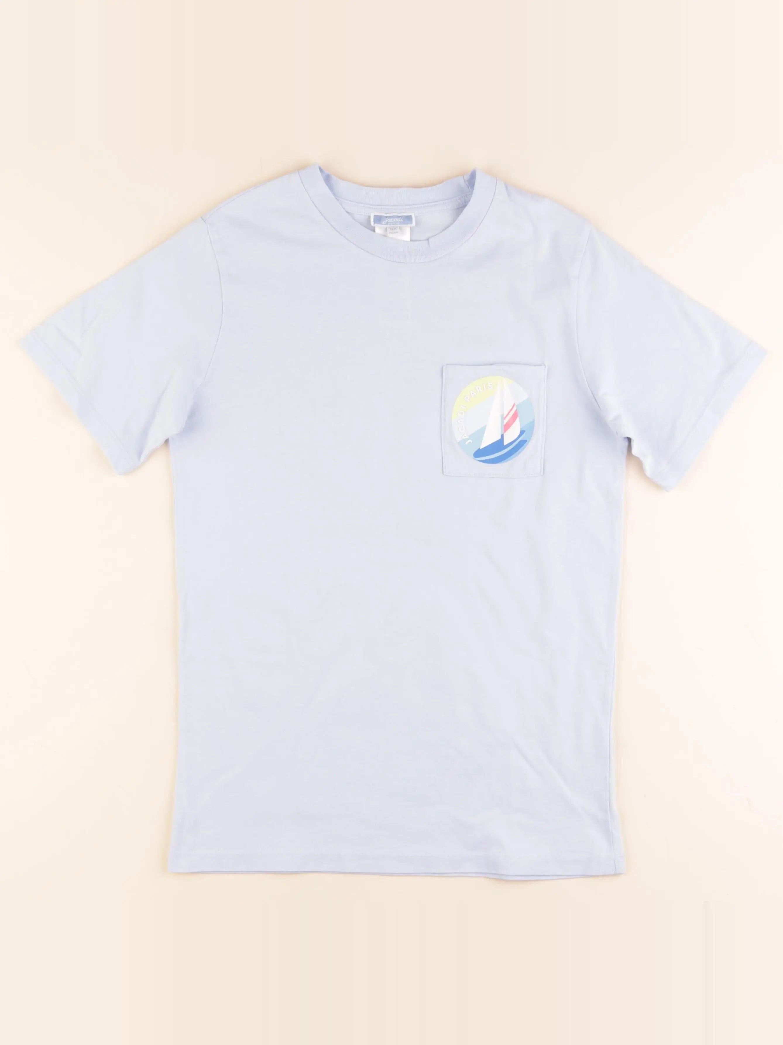 Jacadi - tee-shirt imprimé au dos bleu - 12 ans