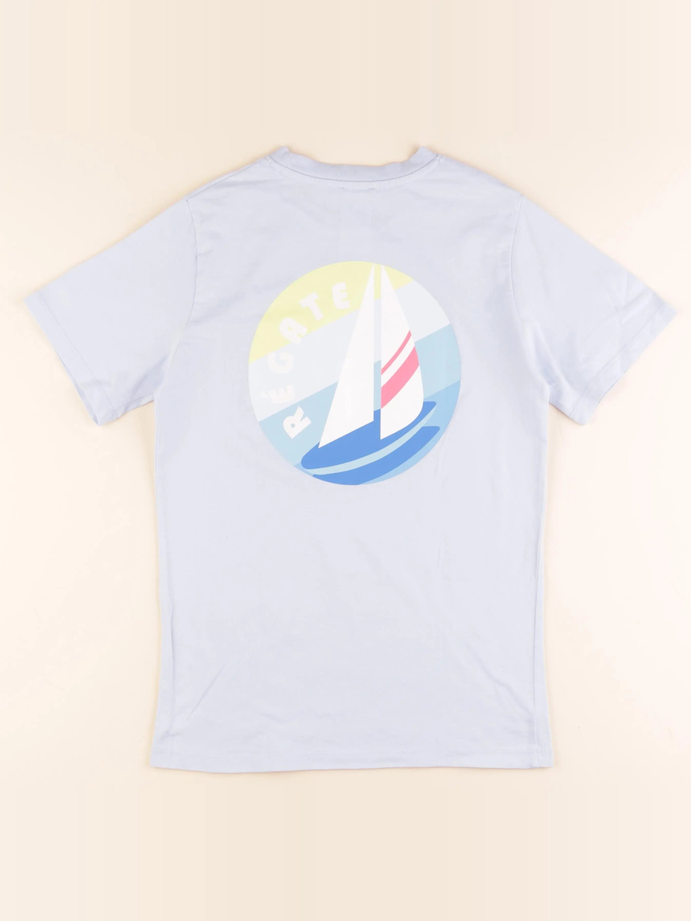 Jacadi - tee-shirt imprimé au dos bleu - 12 ans