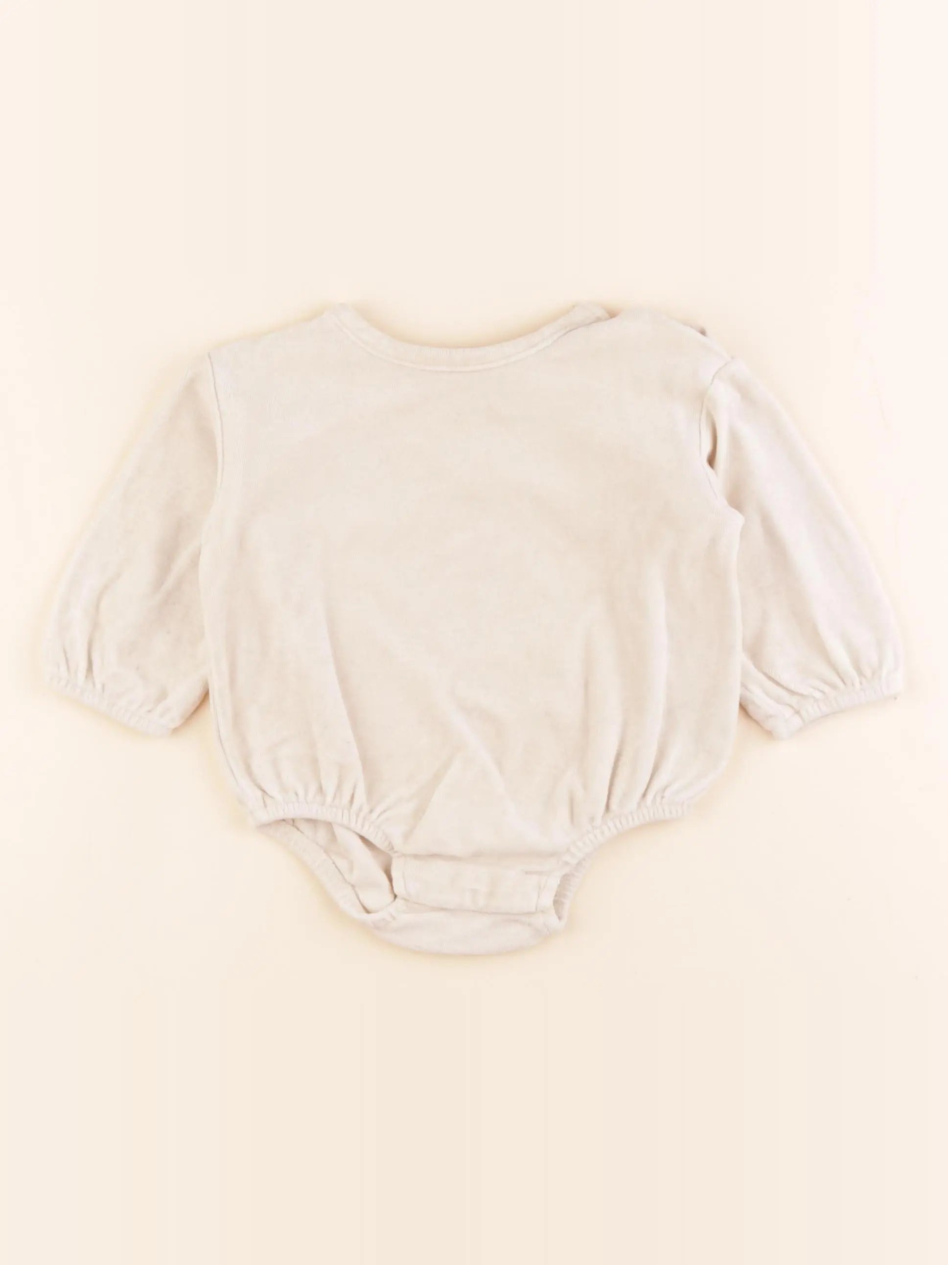 H&M - combinaison beige - 4/6 mois