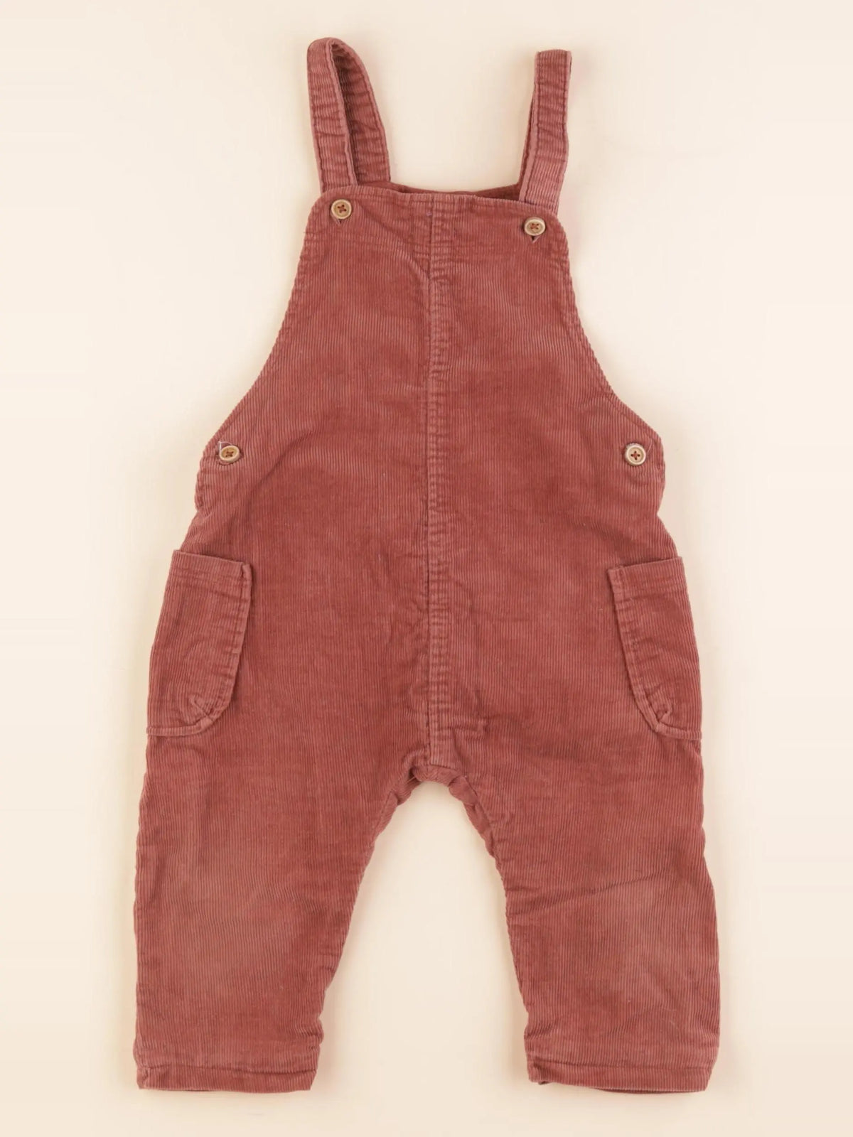 Zara - salopette marron - 9/12 mois
