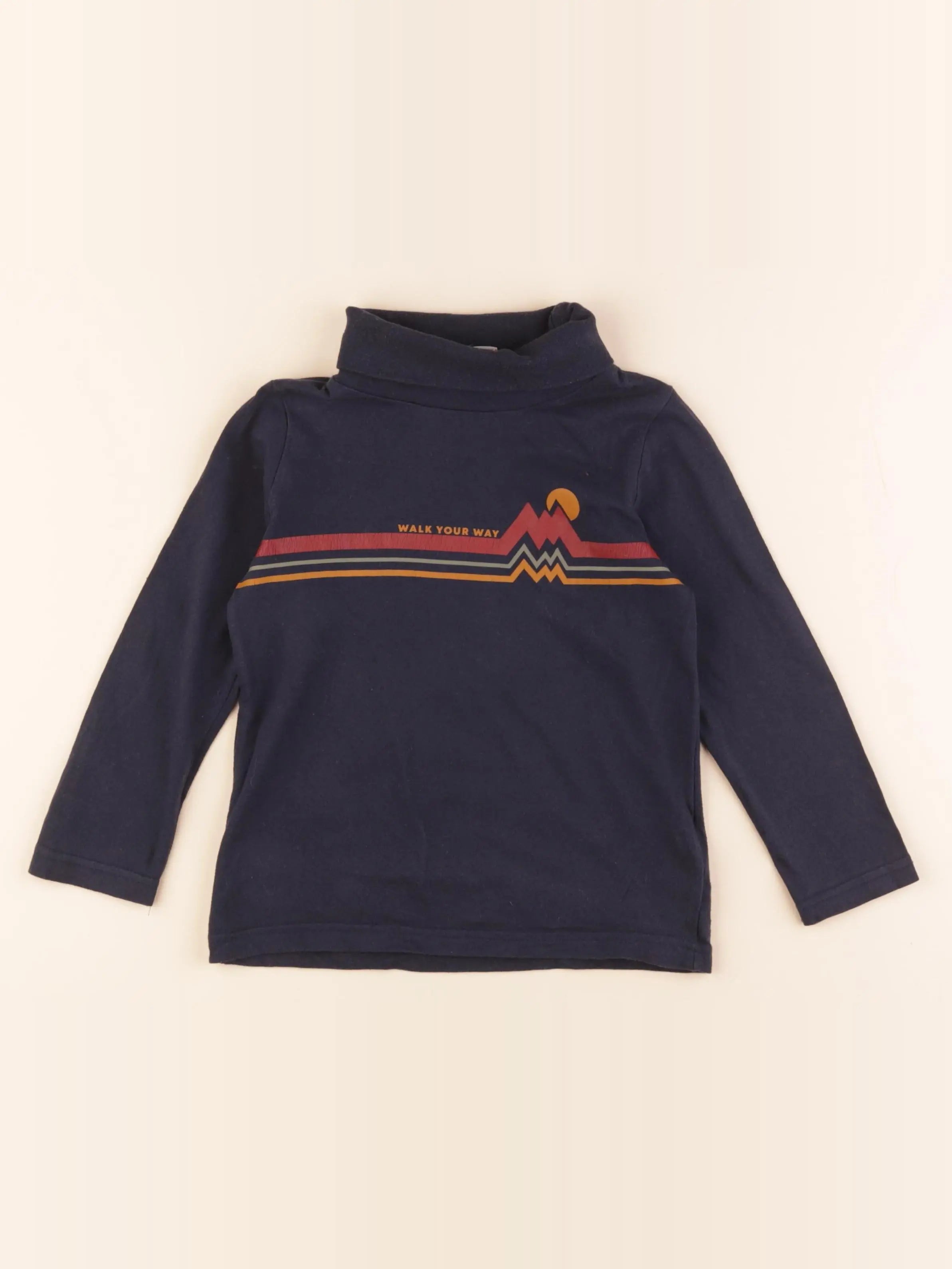 Tape à l'oeil - sous-pull bleu - 4 ans