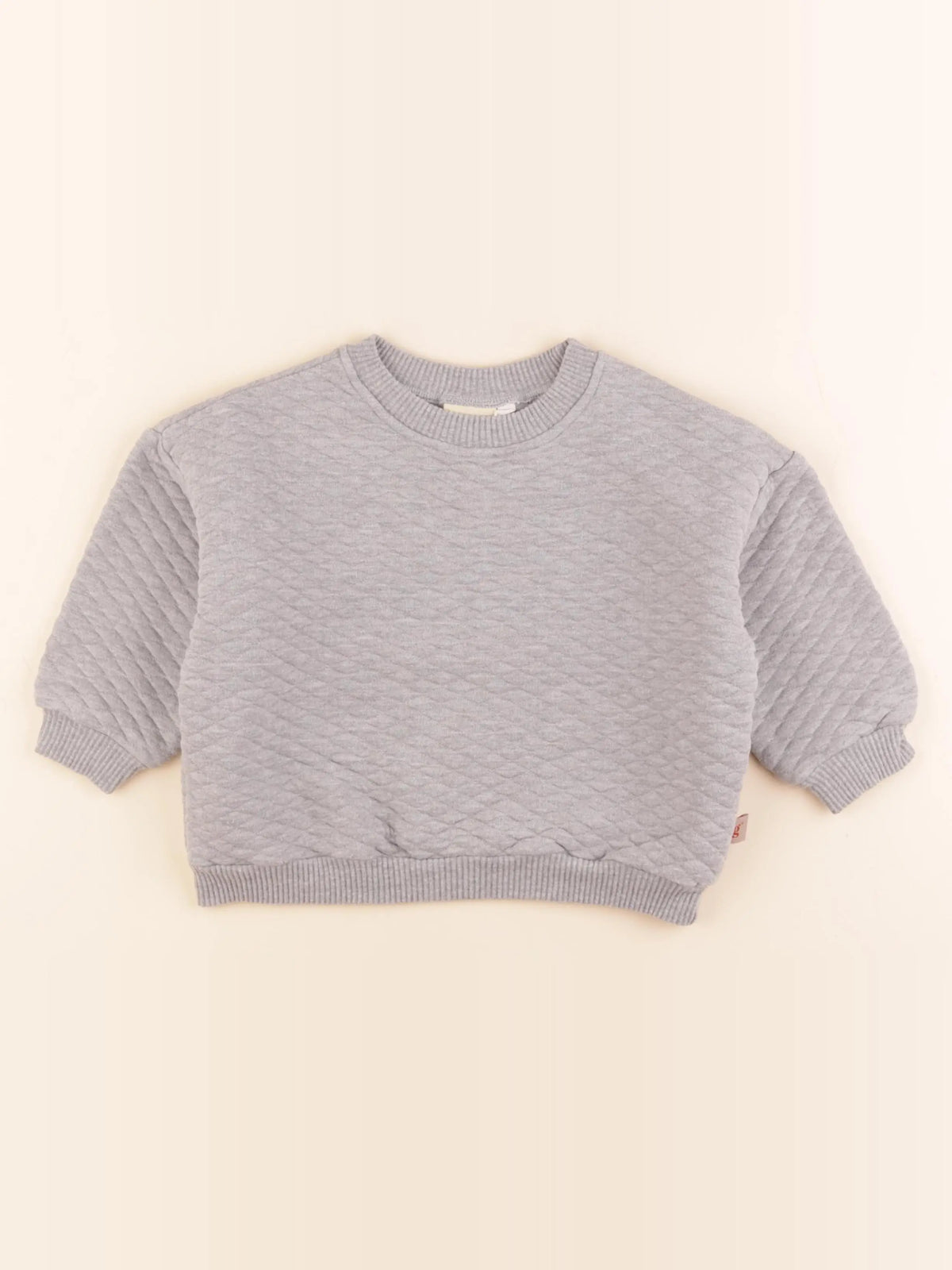 Gamin gamine - sweat gris - 3 ans