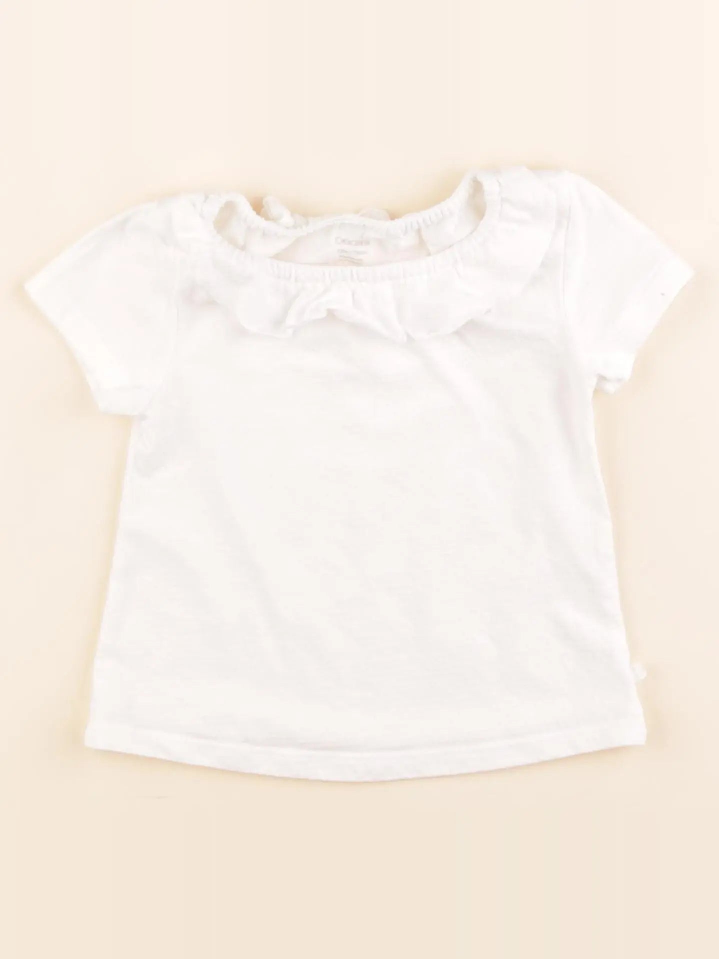 Obaïbi - tee-shirt beige - 12 mois