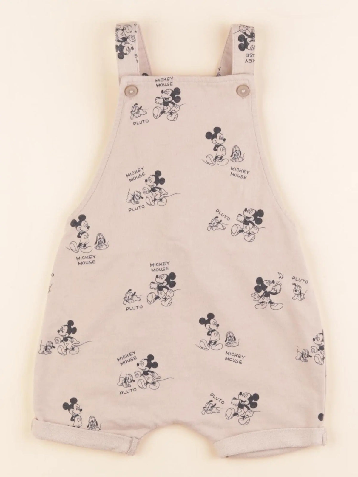 H&M - salopette beige - 12/18 mois