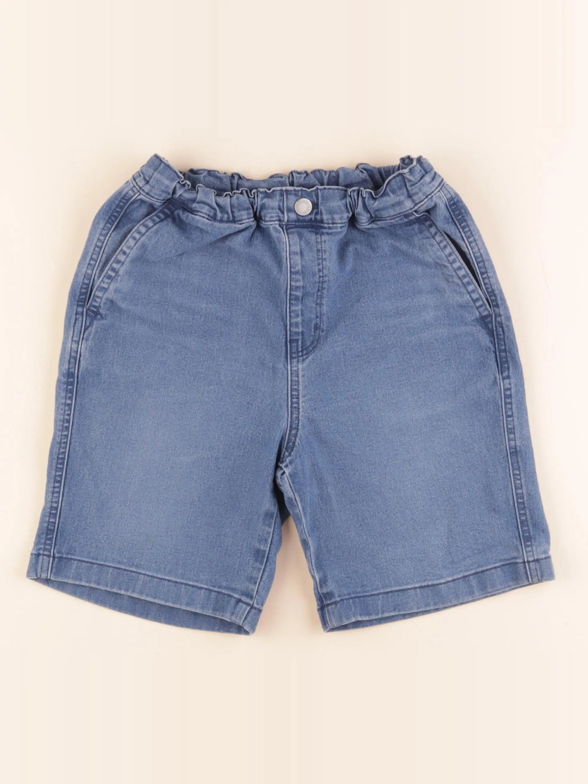 Uniqlo - short bleu - 7/8 ans