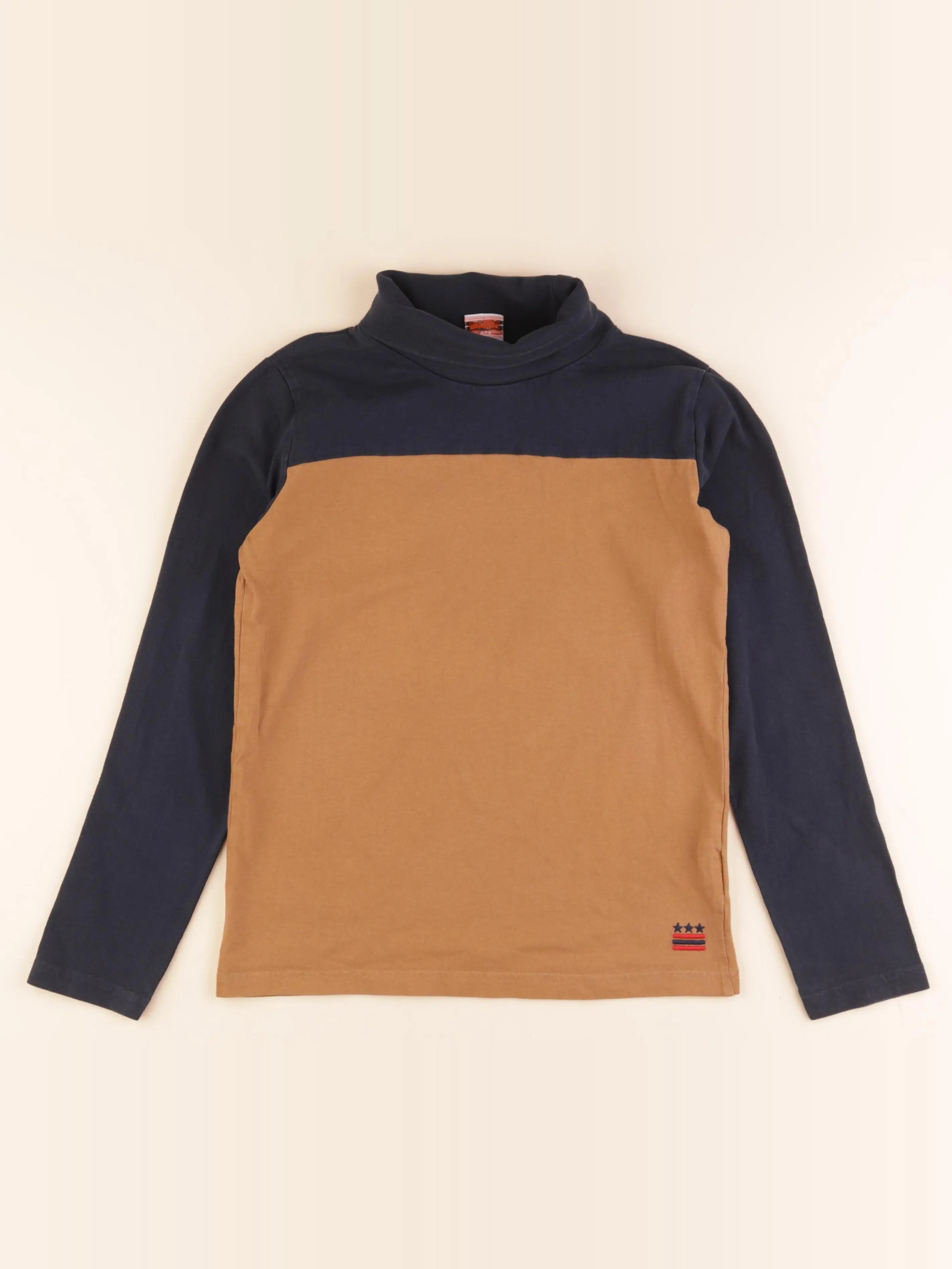 Tape à l'oeil - sous-pull marron - 12 ans