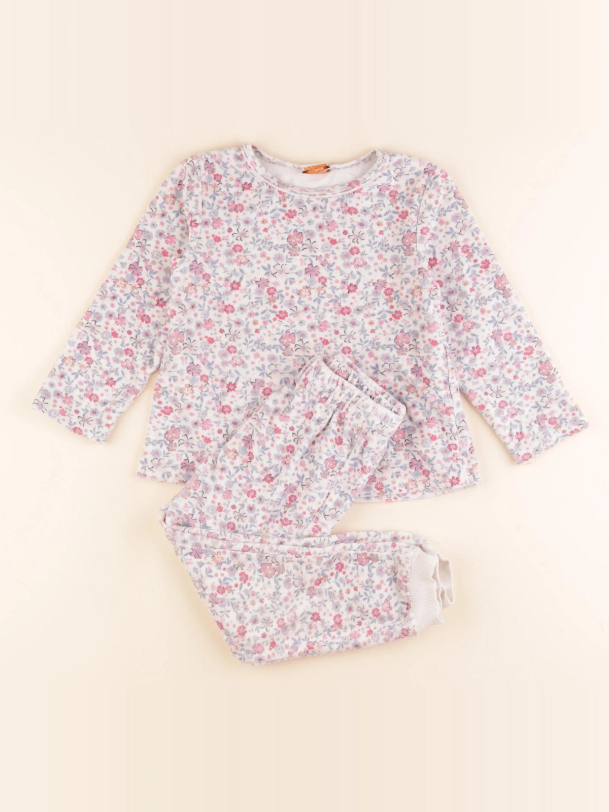 Tape à l'oeil - pyjama velours multicolore - 4 ans