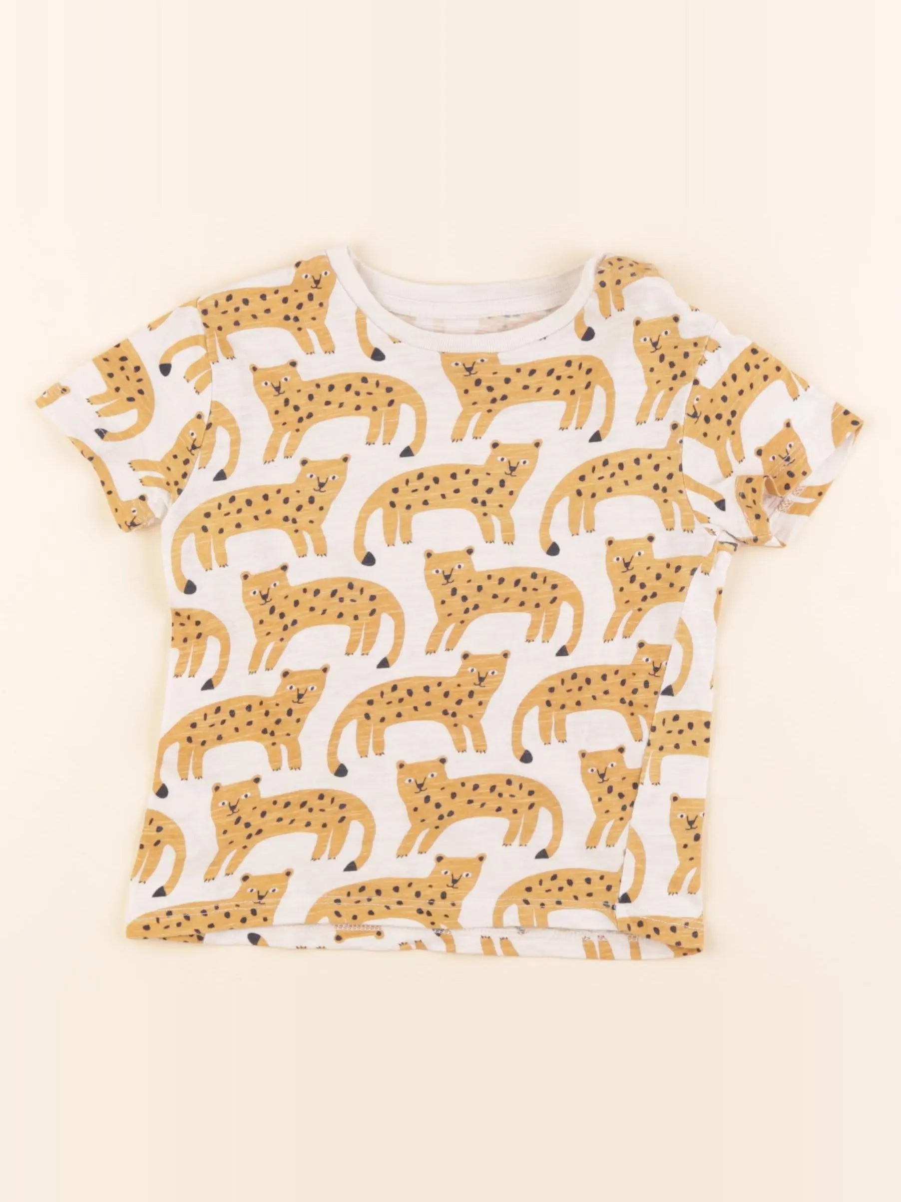 Boutchou - tee-shirt beige, jaune - 36 mois