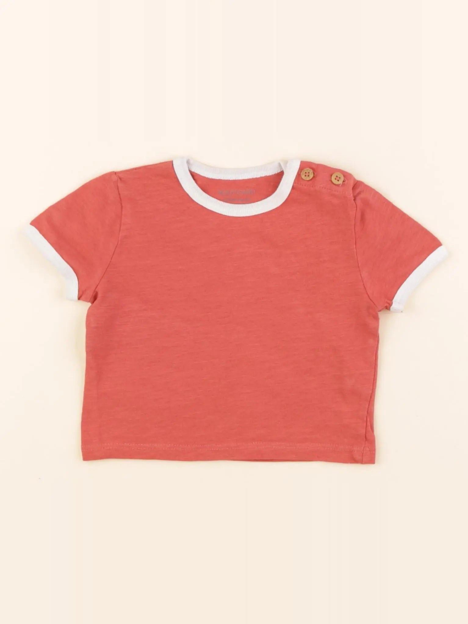 Boutchou - tee-shirt rouge - 6 mois