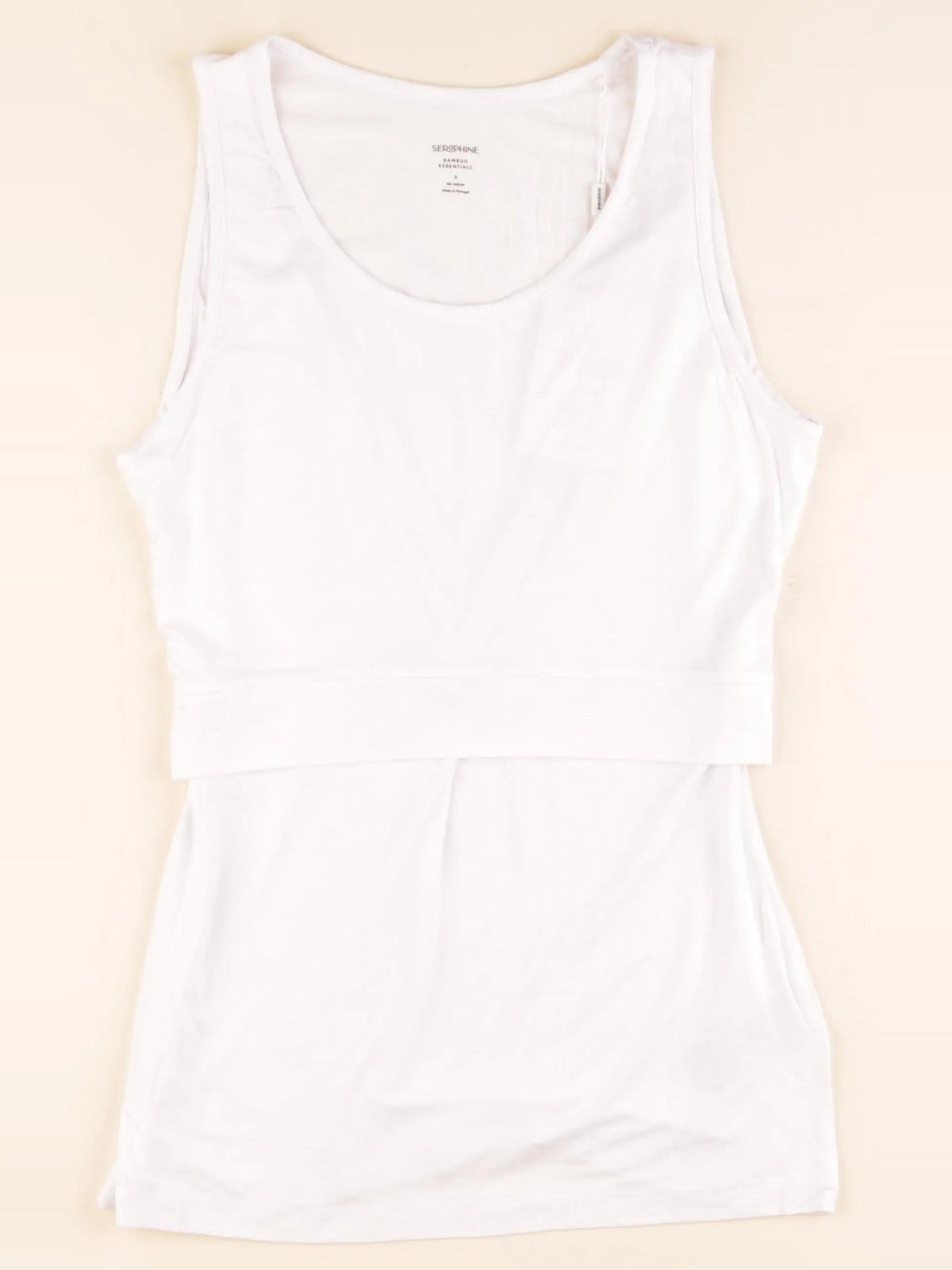 Seraphine - débardeur grossesse blanc - s