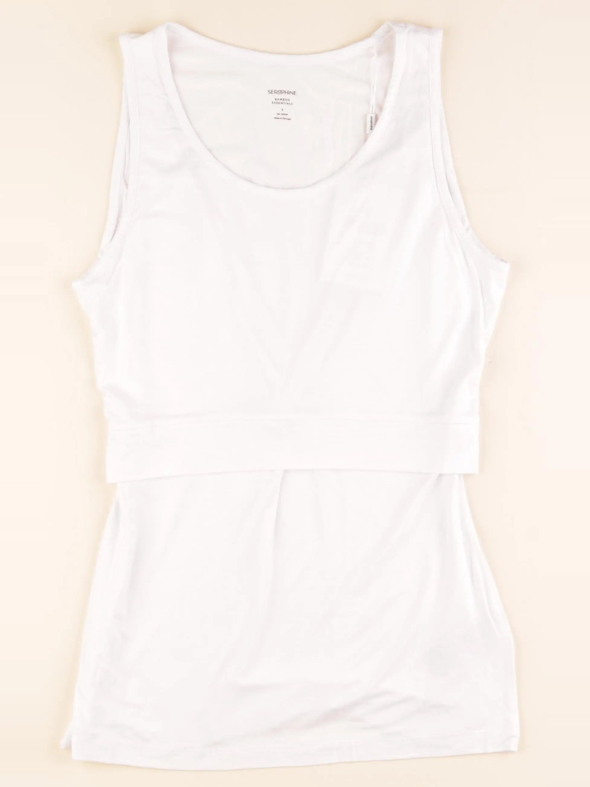 Seraphine - débardeur grossesse blanc - s