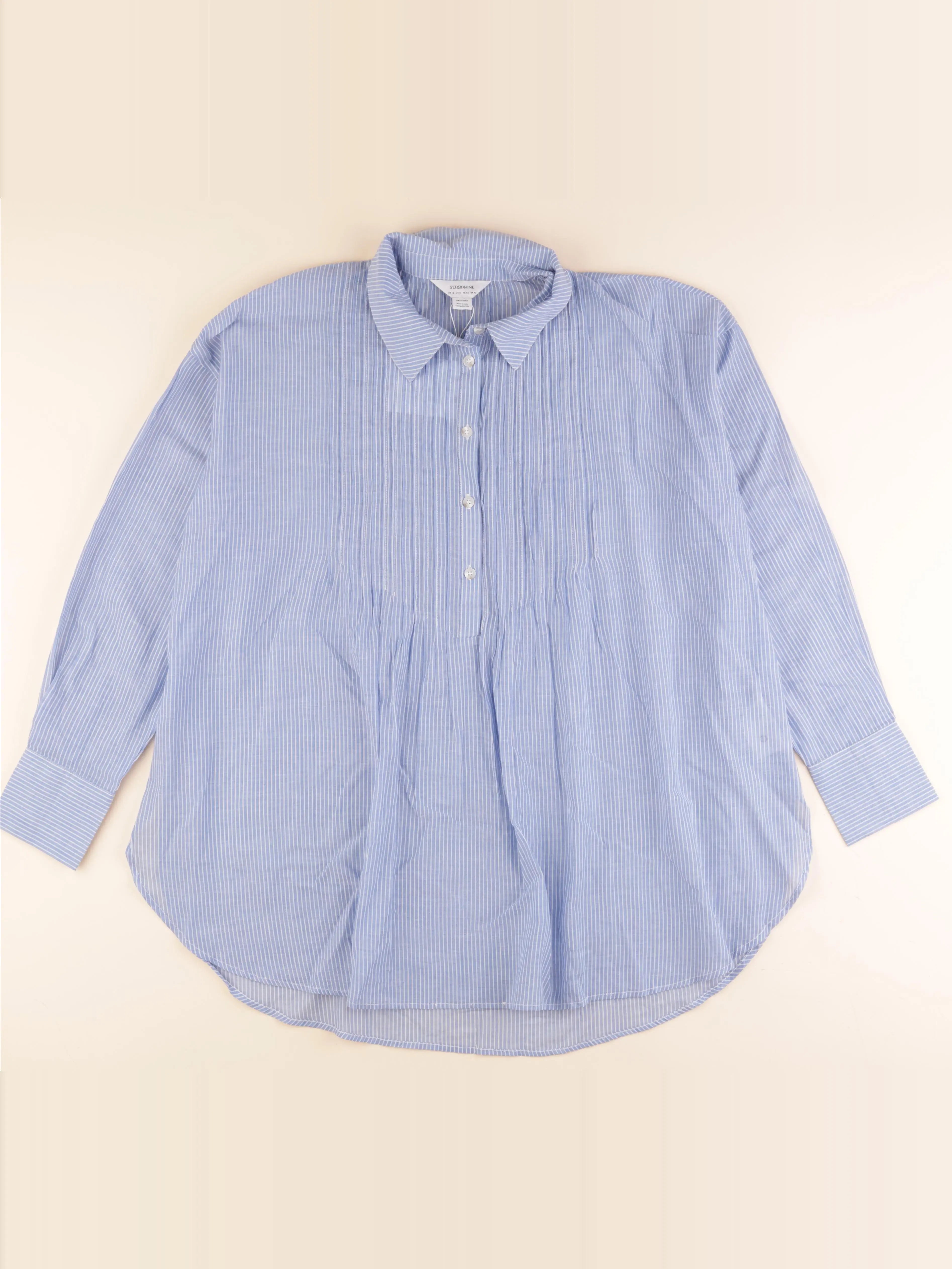 Seraphine - chemise grossesse bleu - 42