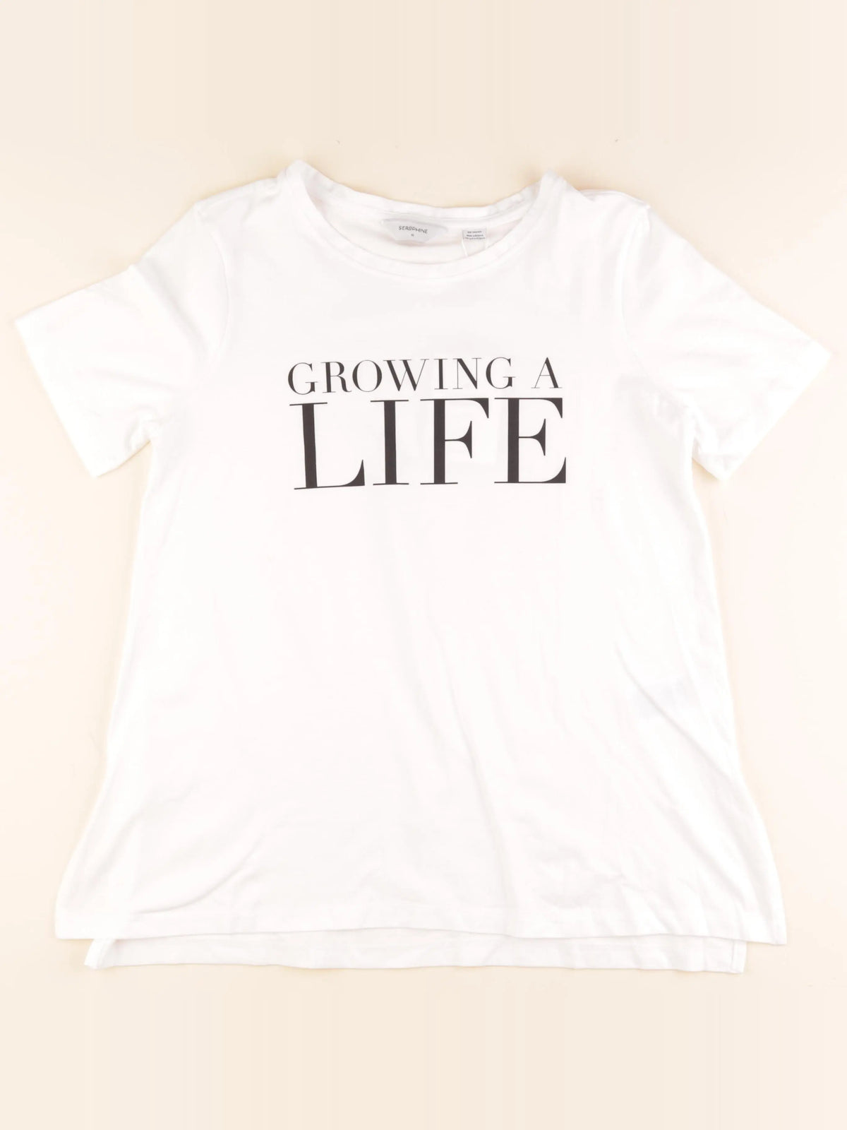 Seraphine - tee-shirt grossesse blanc - xs