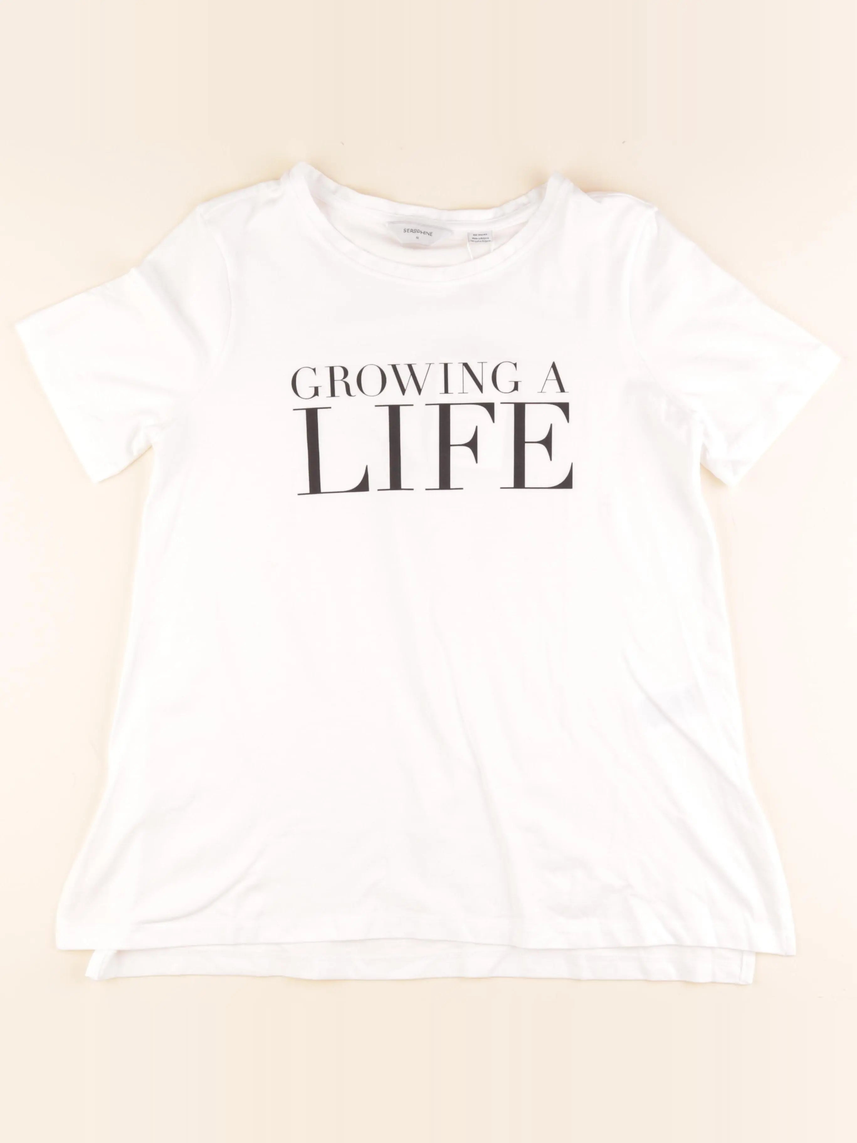 Seraphine - tee-shirt grossesse blanc - xs