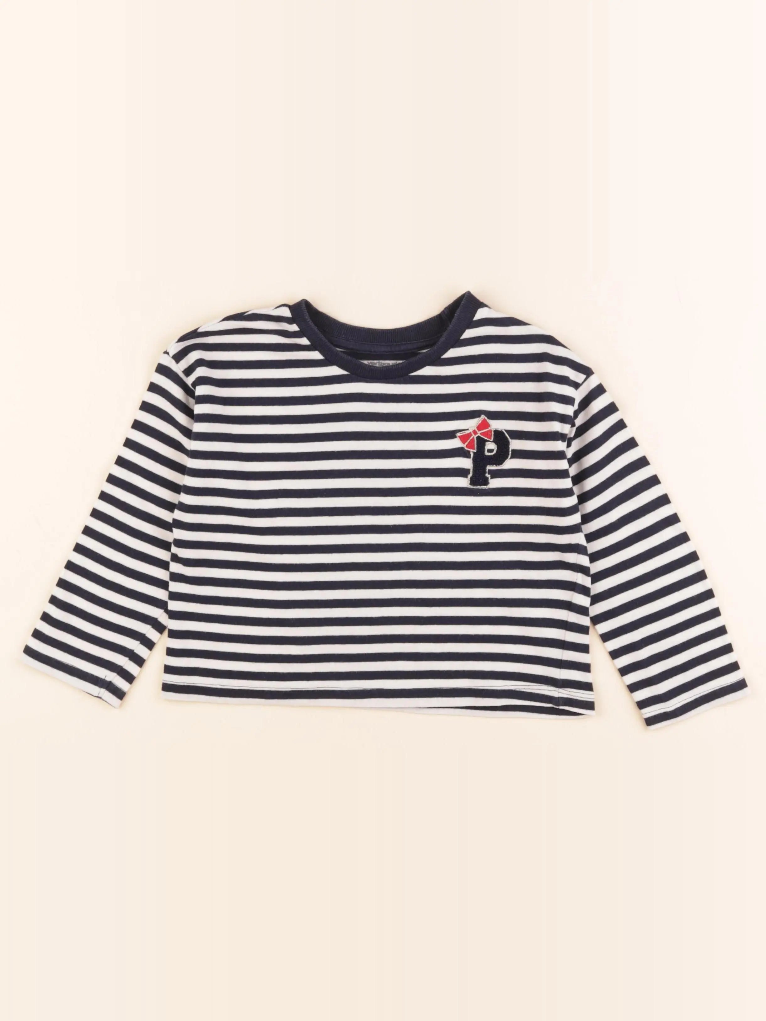 Vertbaudet - tee-shirt bleu - 4 ans