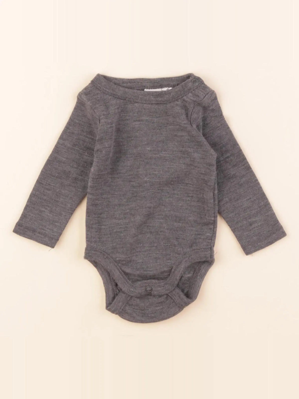 H&M - body gris - 1/2 mois