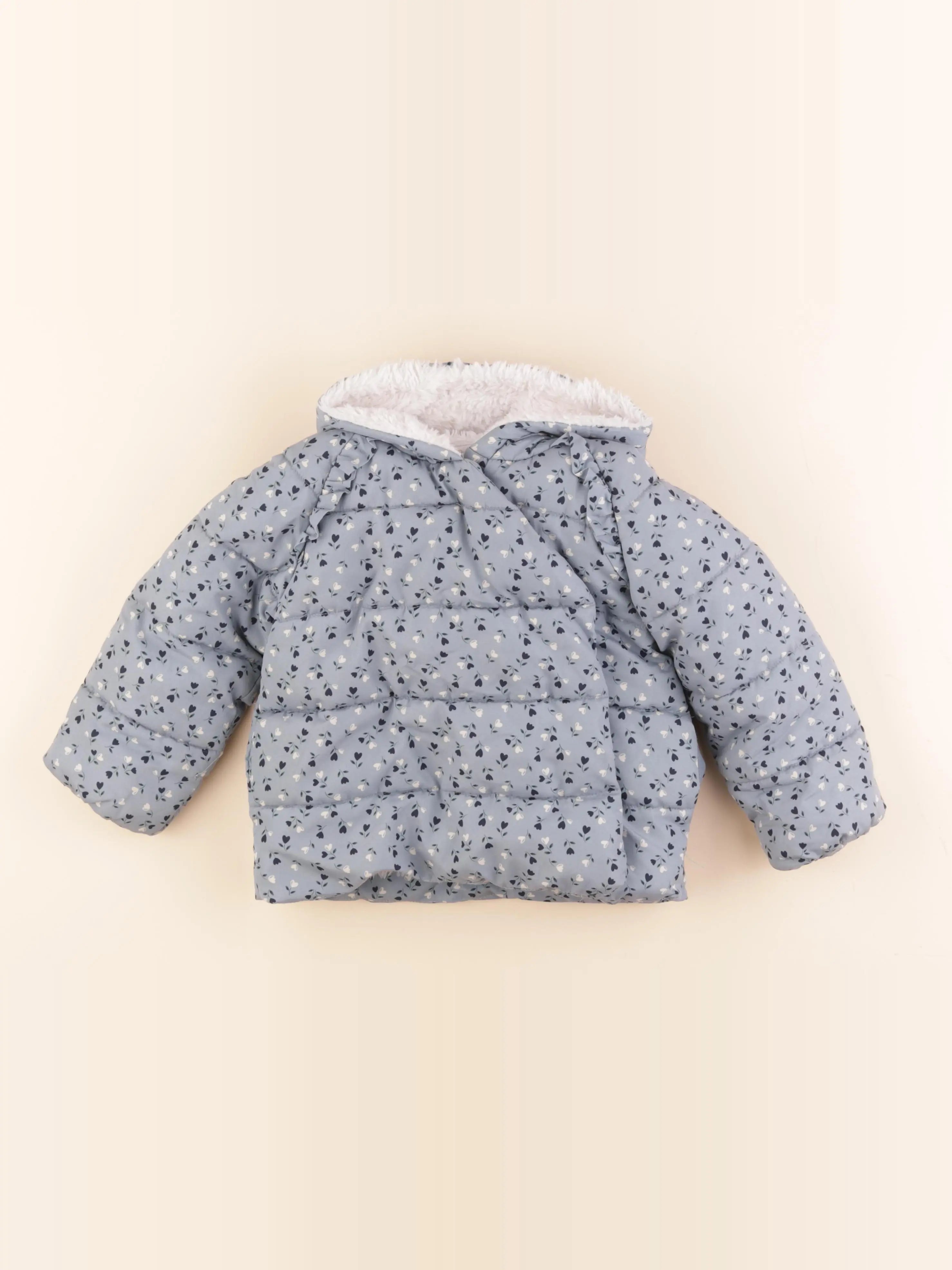 Vertbaudet - doudoune bleu - 3 ans