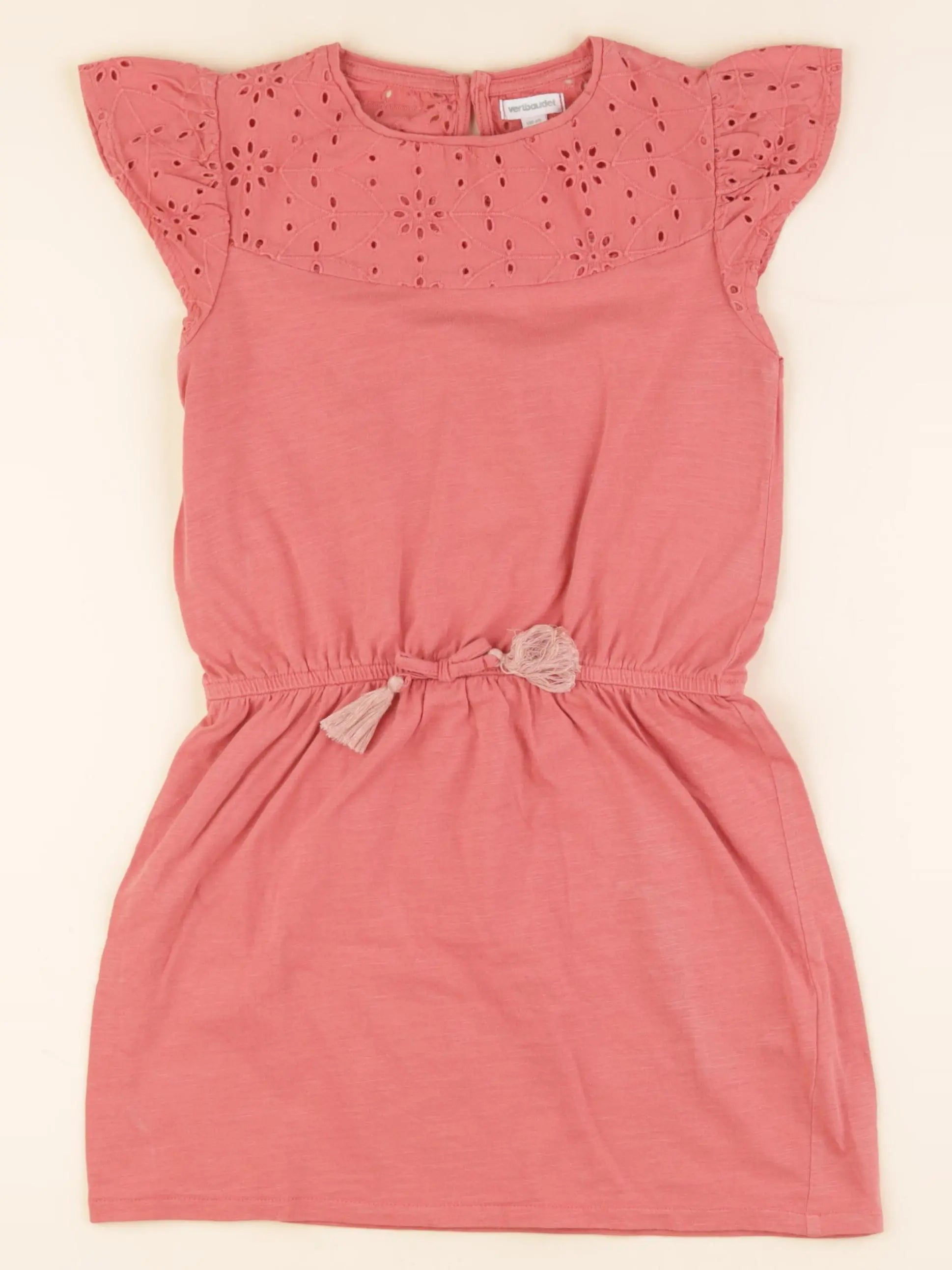 Vertbaudet - robe rose - 8 ans